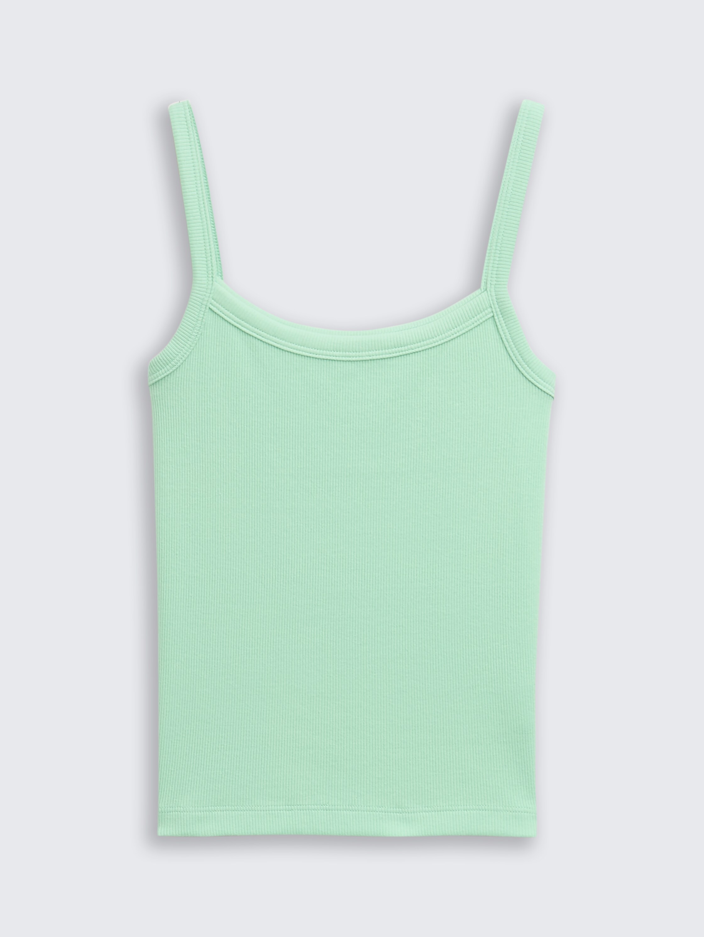 Top mit Rippstruktur - light_garden_green - 