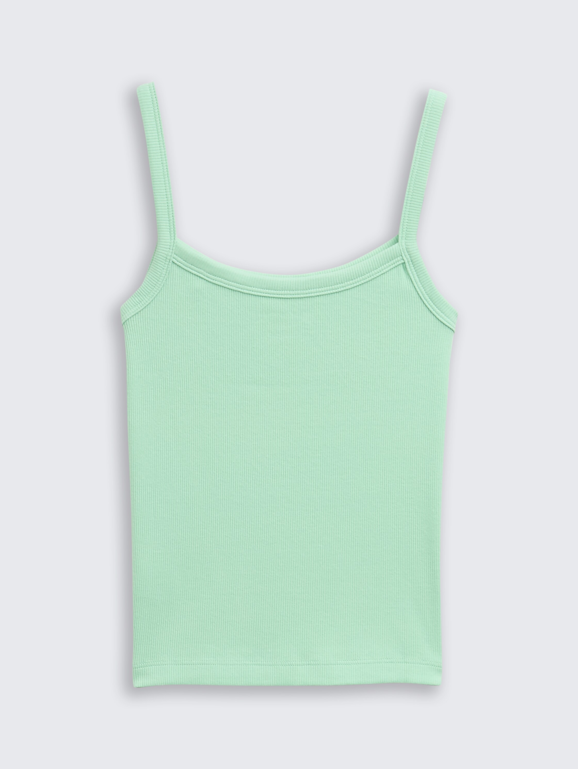 Top mit Rippstruktur - light_garden_green - 