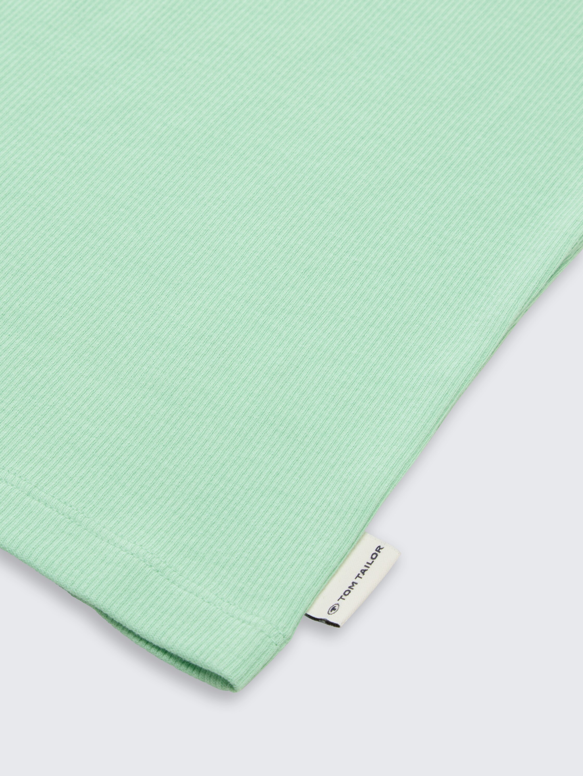 Top mit Rippstruktur - light_garden_green - 