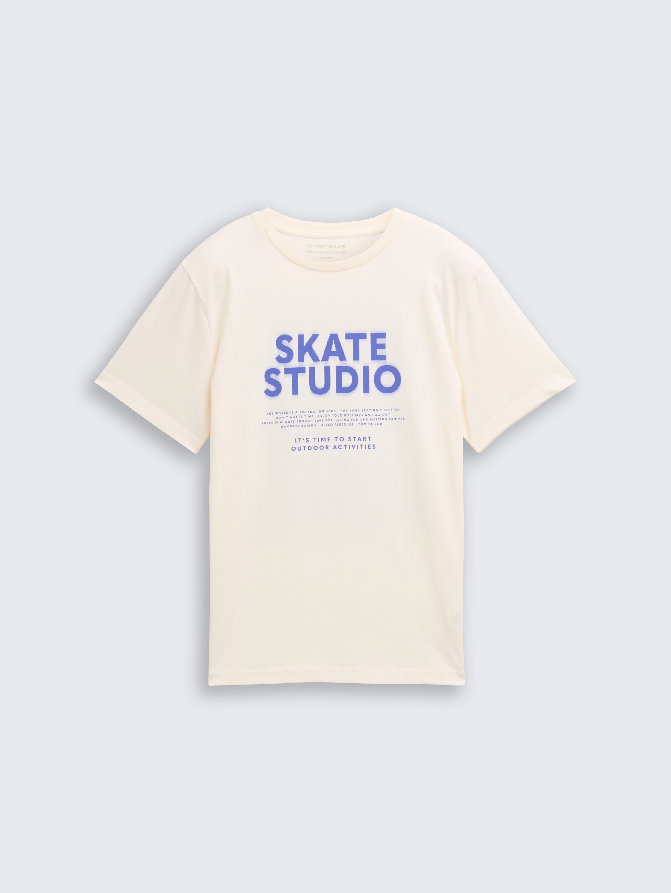 T-Shirt mit Print - wool_white - 