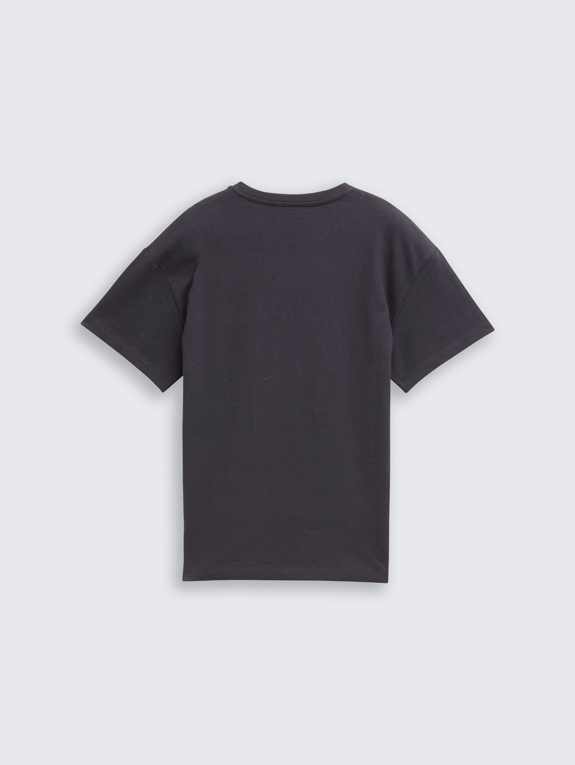 Oversize T-Shirt mit Brusttasche - coal_grey_1 - 