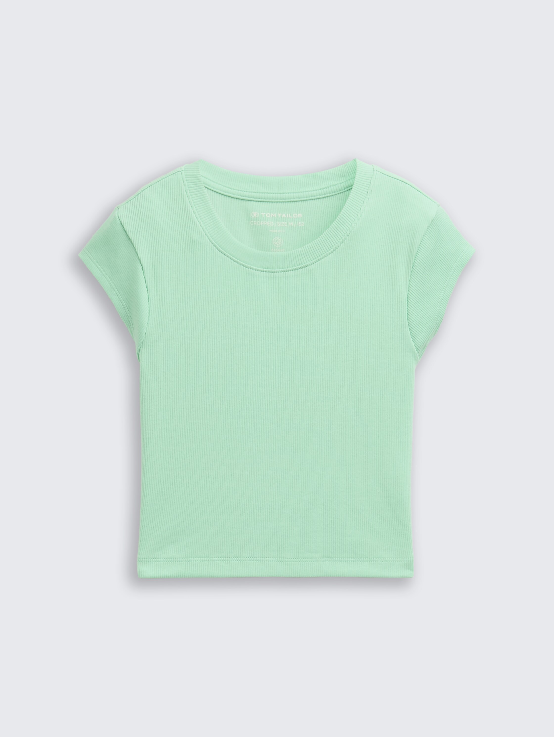 Cropped Ripp T-Shirt - light_garden_green - 