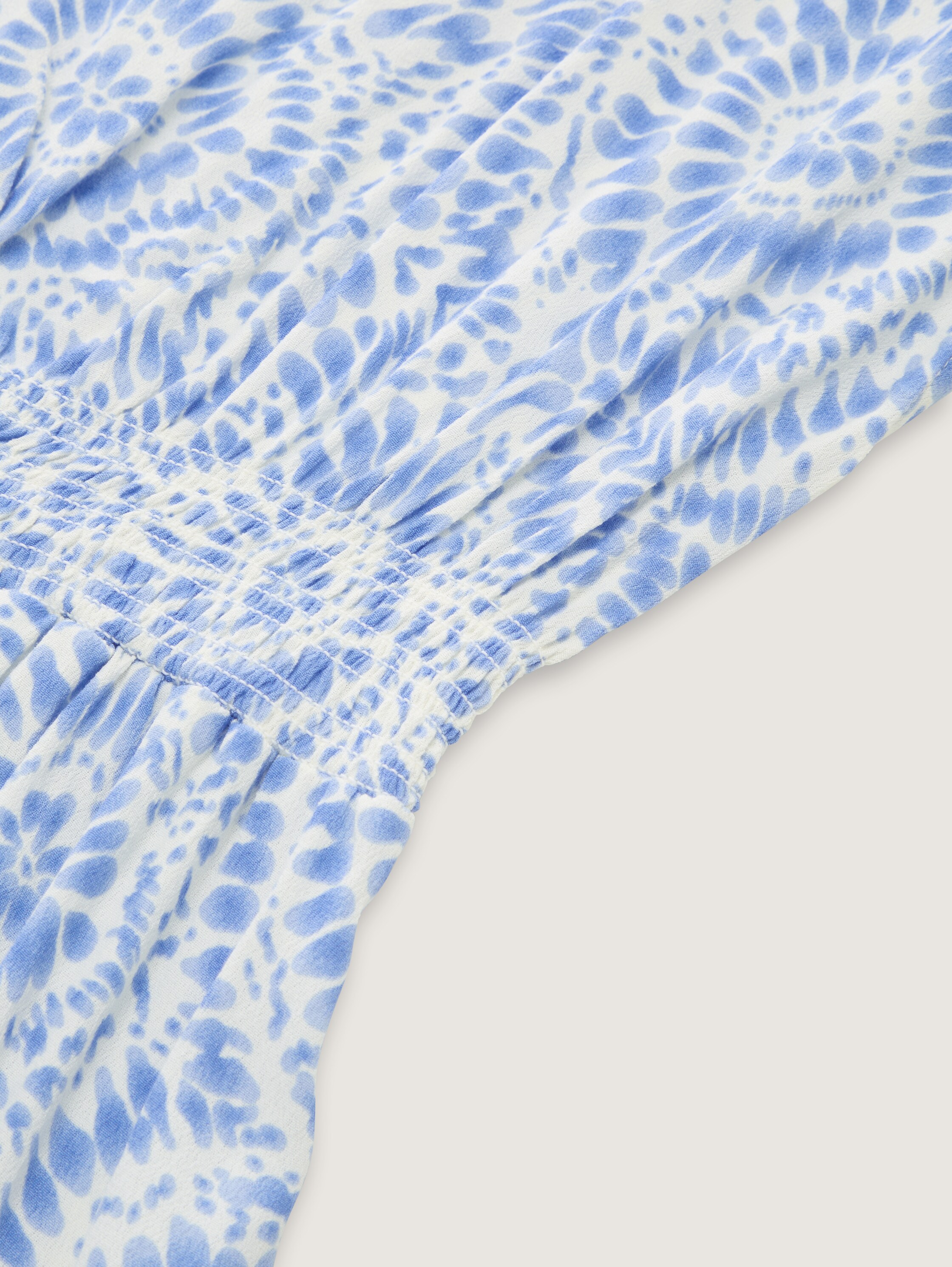 Kleid mit Batik-Muster - fresh_blue_tie_dye_circle - 