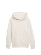 Selected, Hoodie sweatshirt with back print by Tom Tailor, white