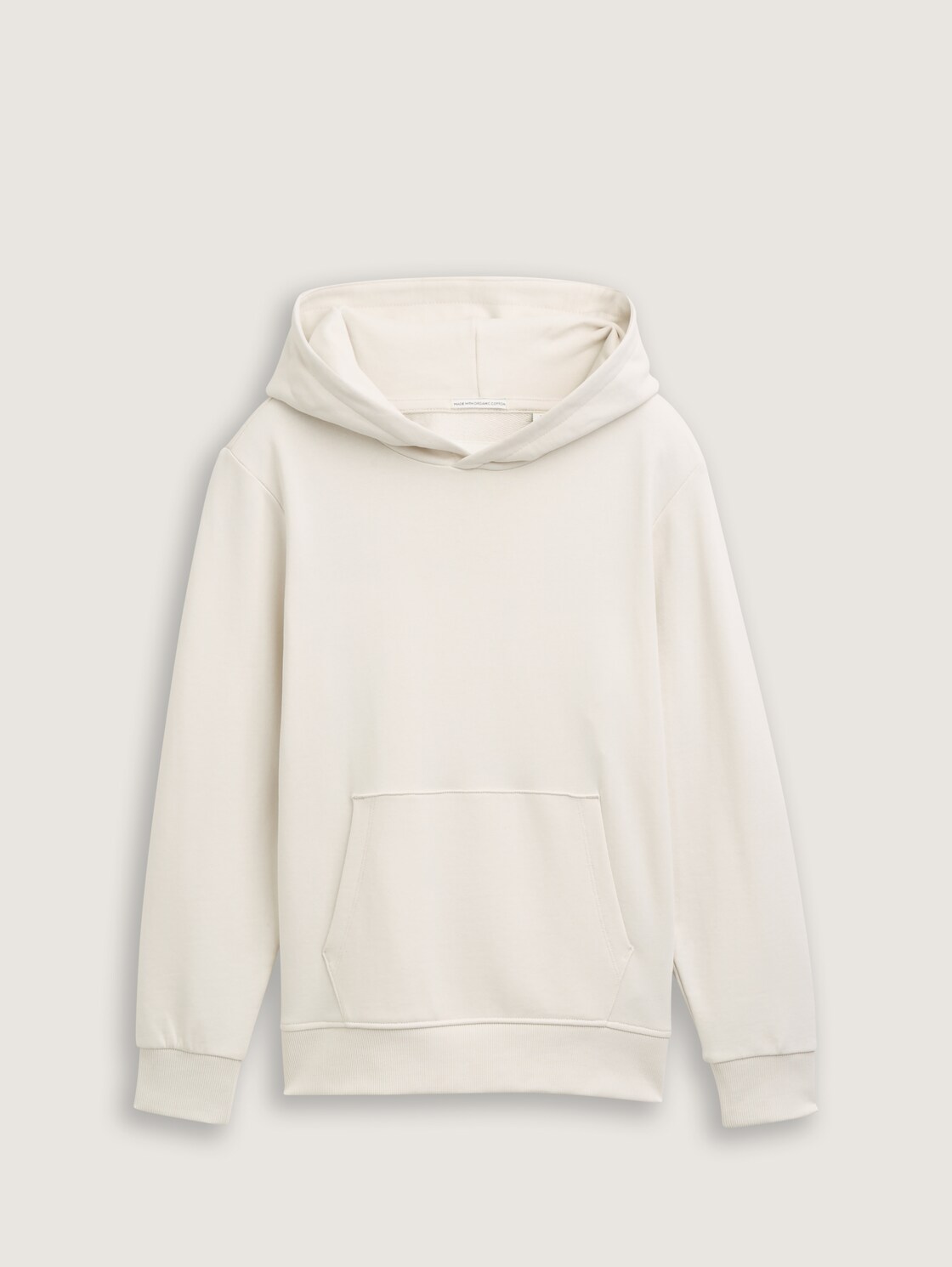 Hoodie Sweatshirt mit Rückenprint - greyish white - Vorder-Produkt-Ansicht