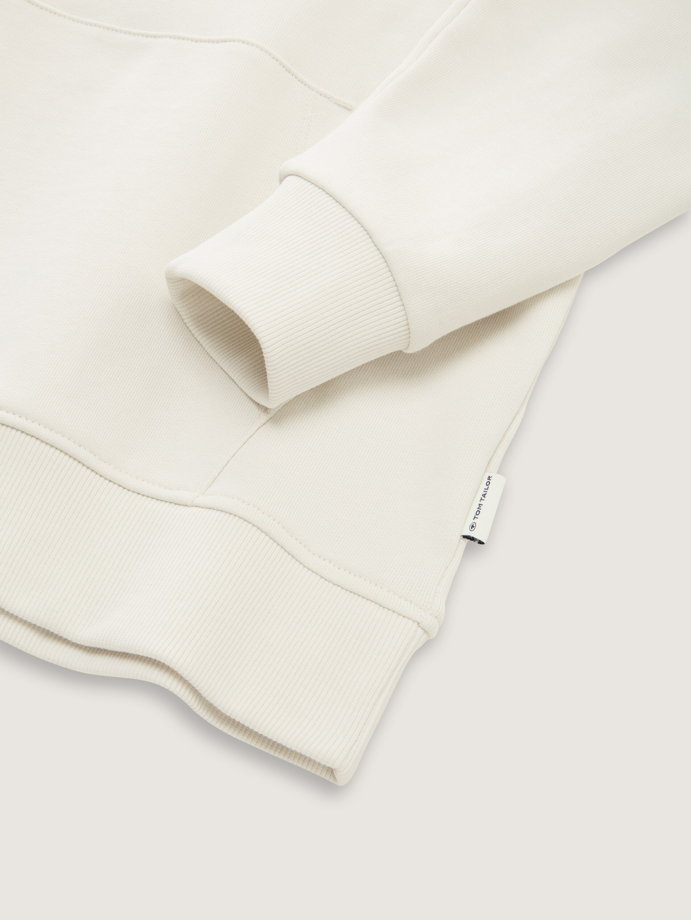 Hoodie Sweatshirt mit Rückenprint - greyish_white - 