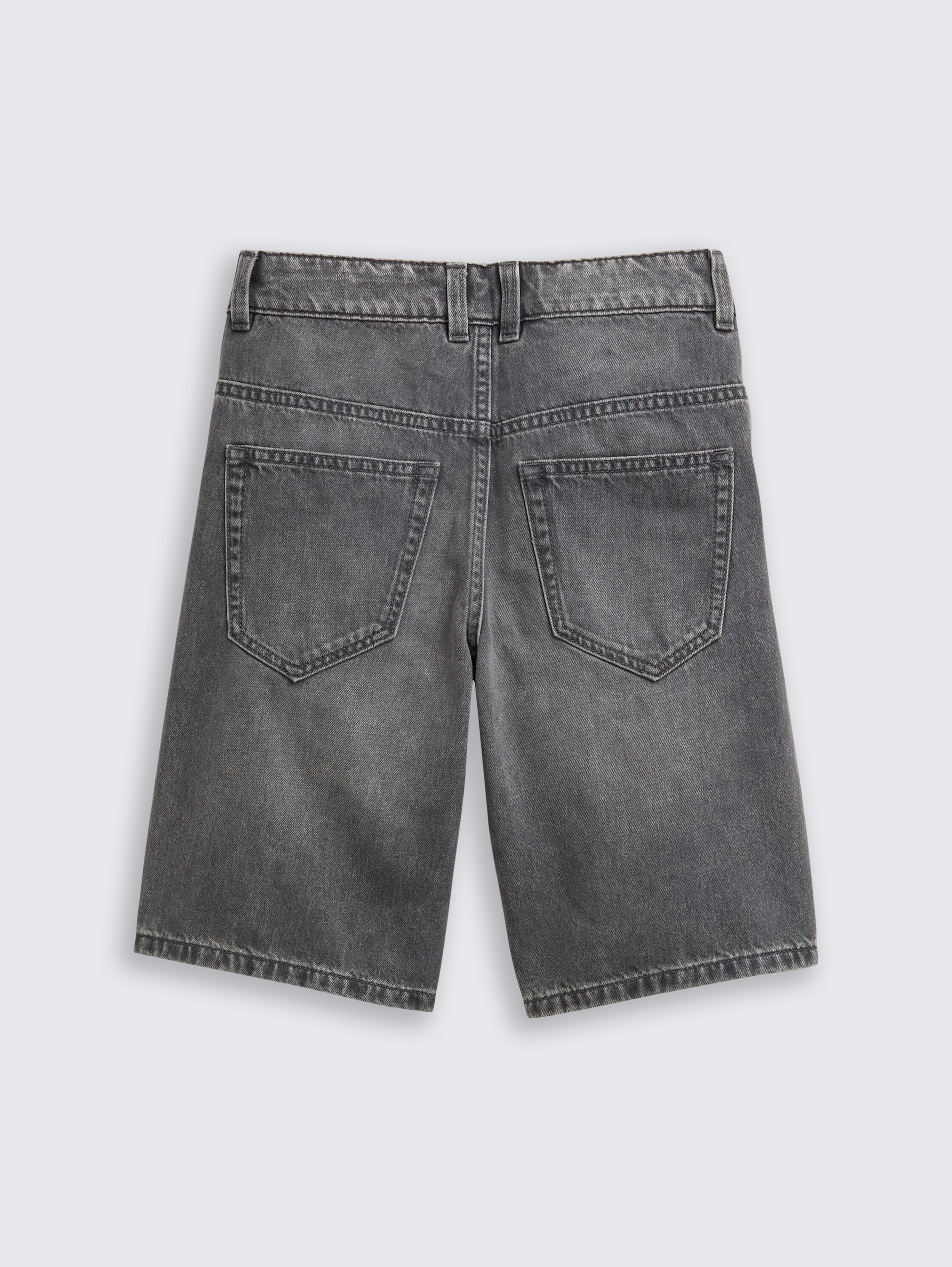 Jim Bermuda jeans shorts - used_light_stone_grey_denim - 