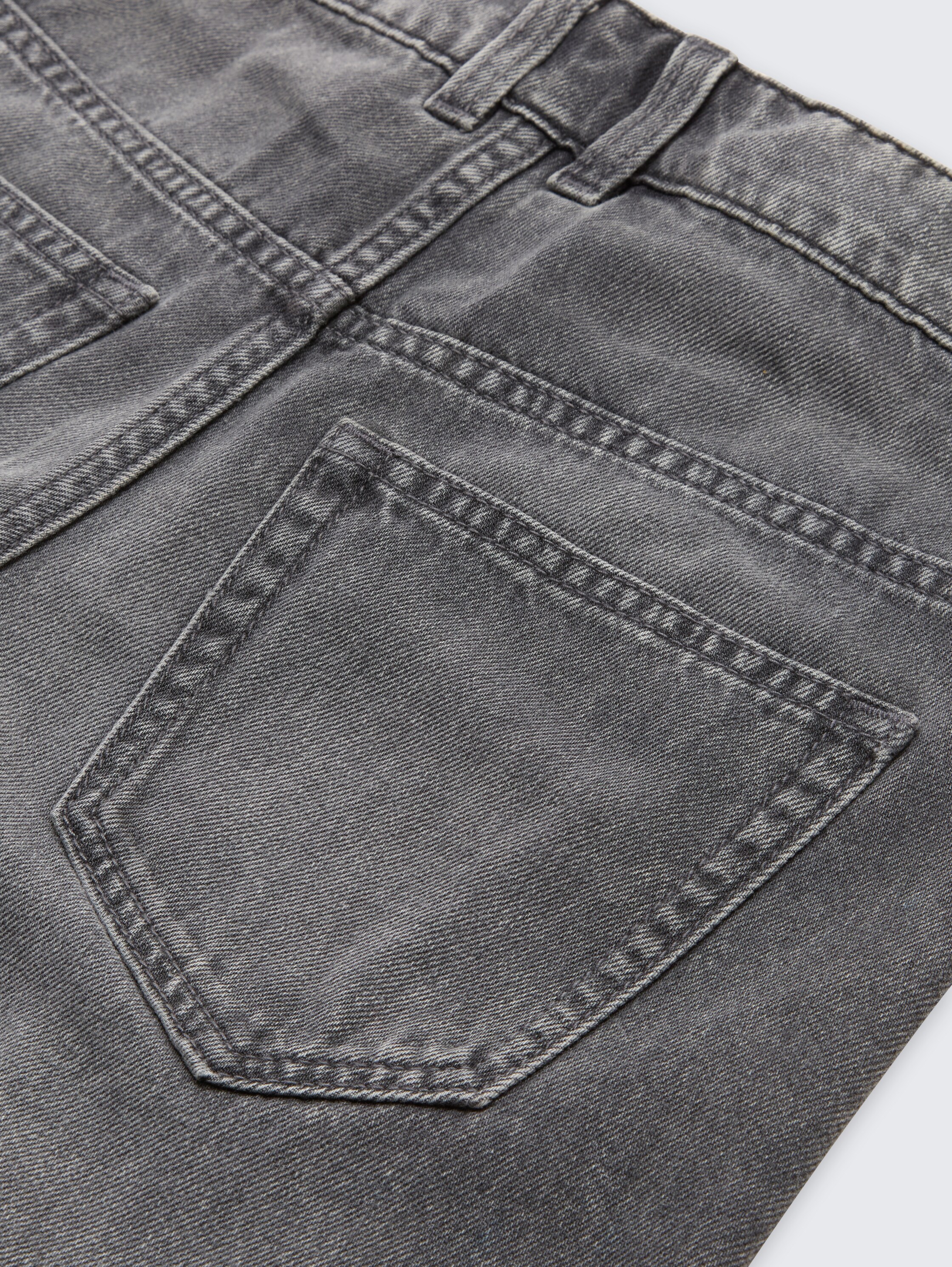 Jim Bermuda jeans shorts - used_light_stone_grey_denim - 