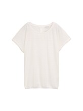 Nicht ausgewählt, Loose Fit Ajour T-Shirt von , weiß