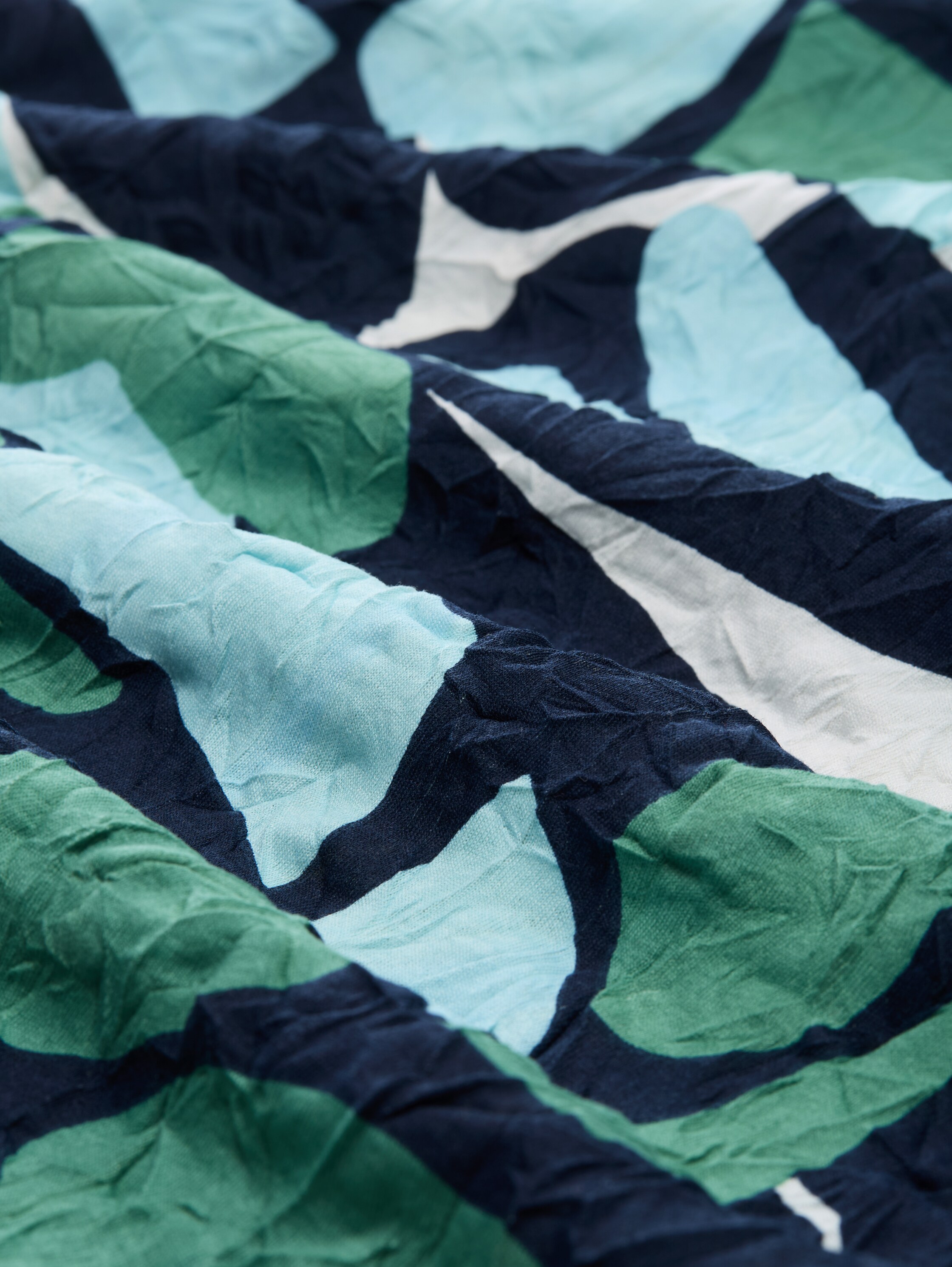 Crinkle T-Shirt mit Muster - 5