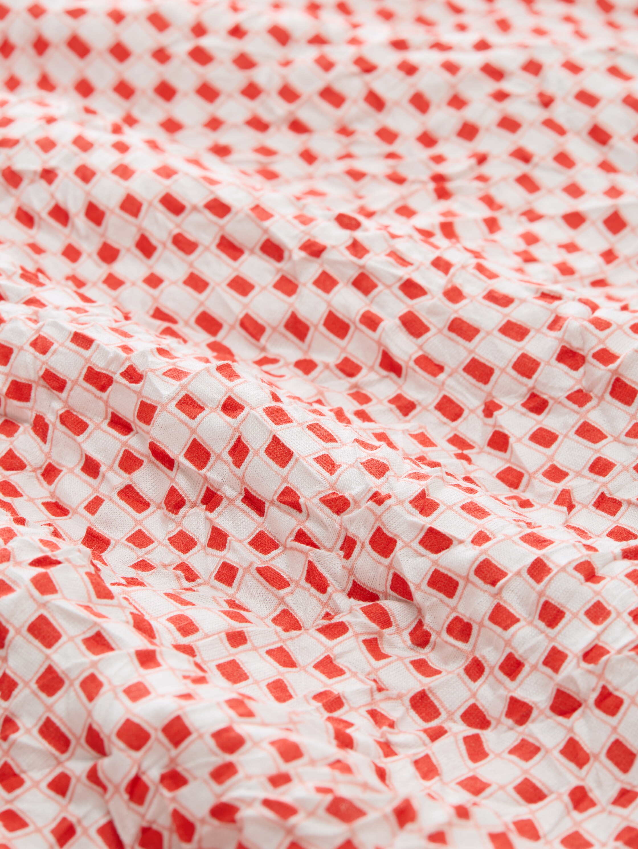 Crinkle T-Shirt mit Muster - 5