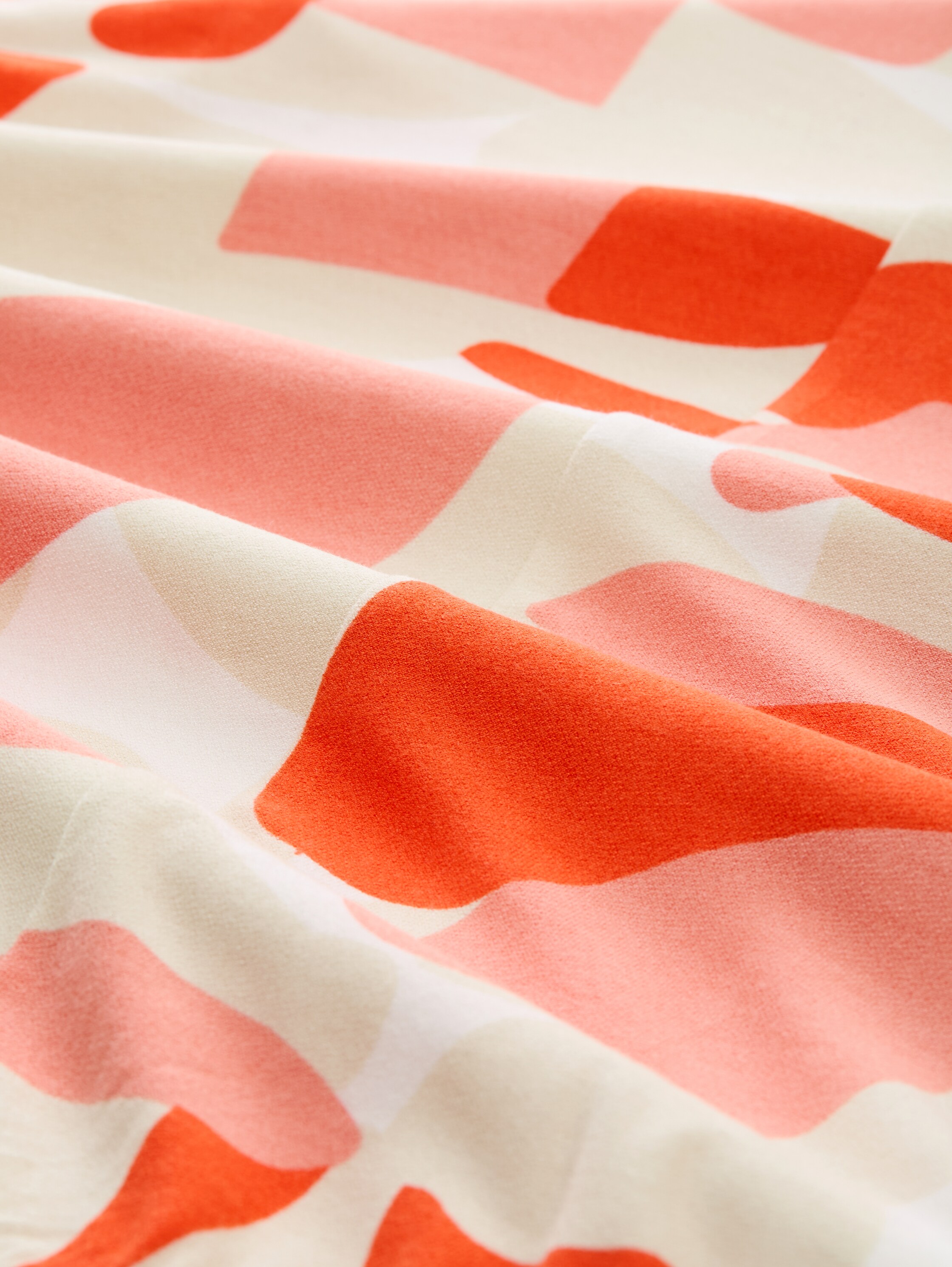 T-Shirt mit Muster - red_dots_and_shapes_design - 