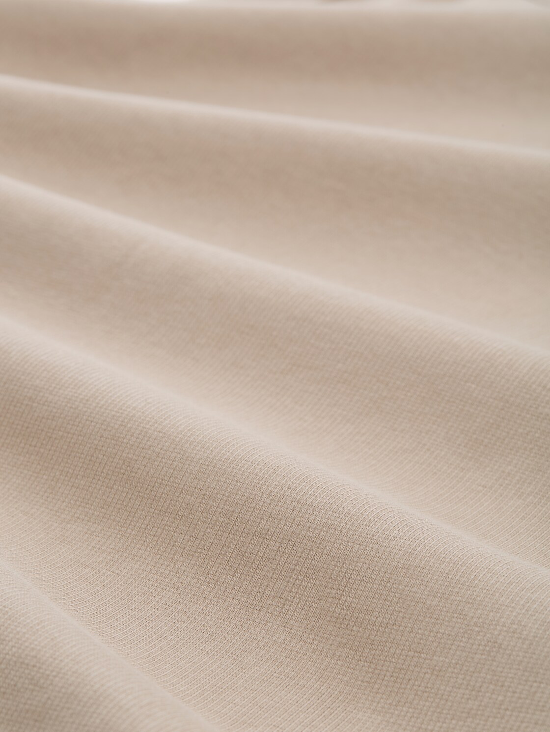 Top mit Rippstruktur - soft taupe grey - Material-Ansicht