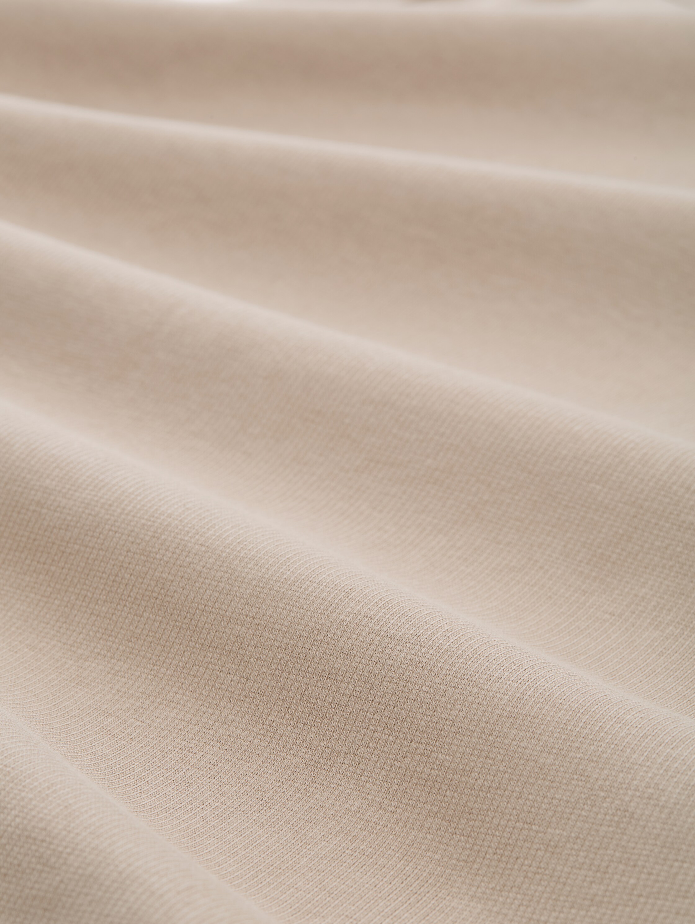 Top met geribbelde structuur - soft taupe grey - Materiaalweergave