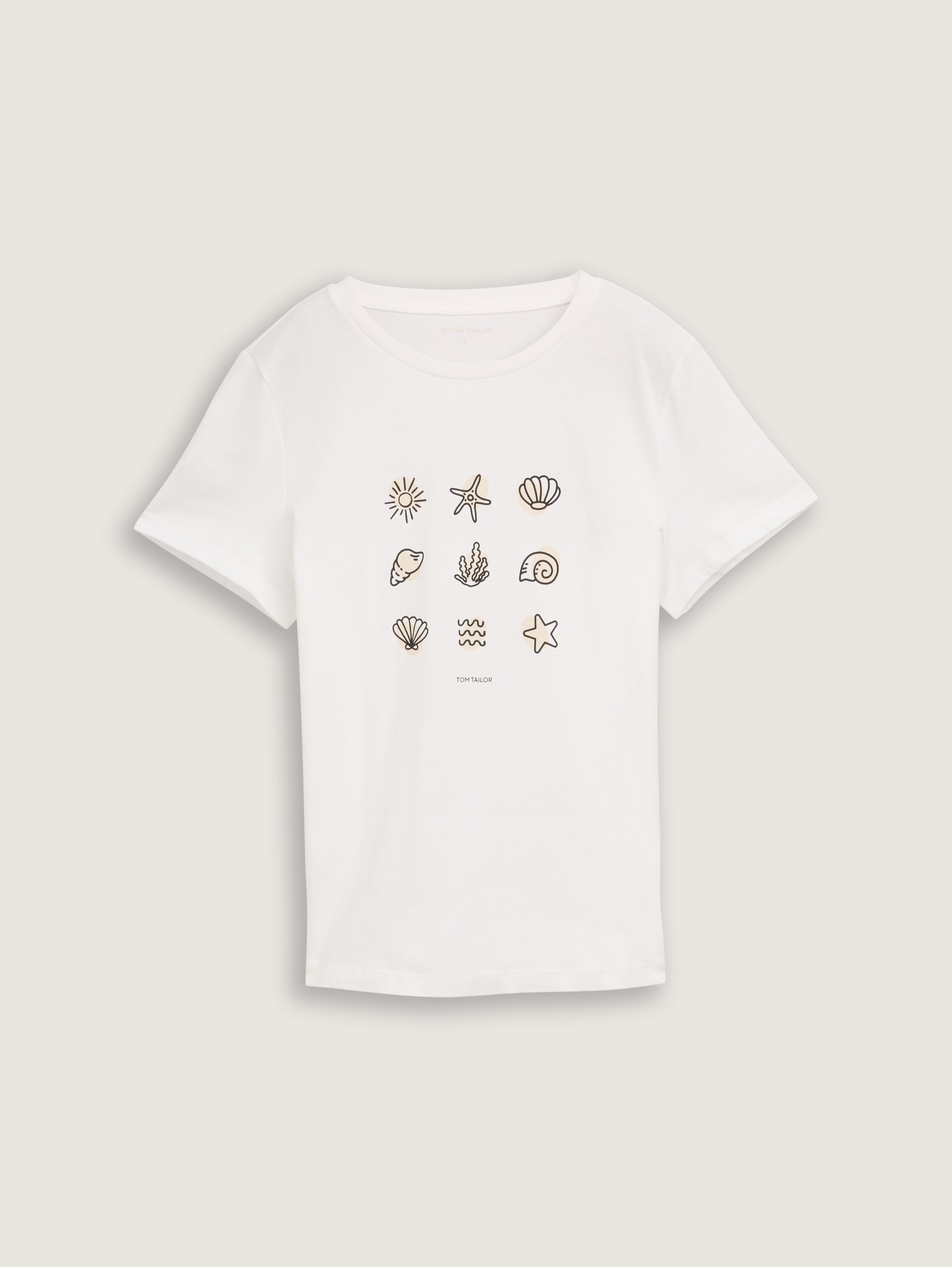 T-Shirt mit Print - whisper_white - 