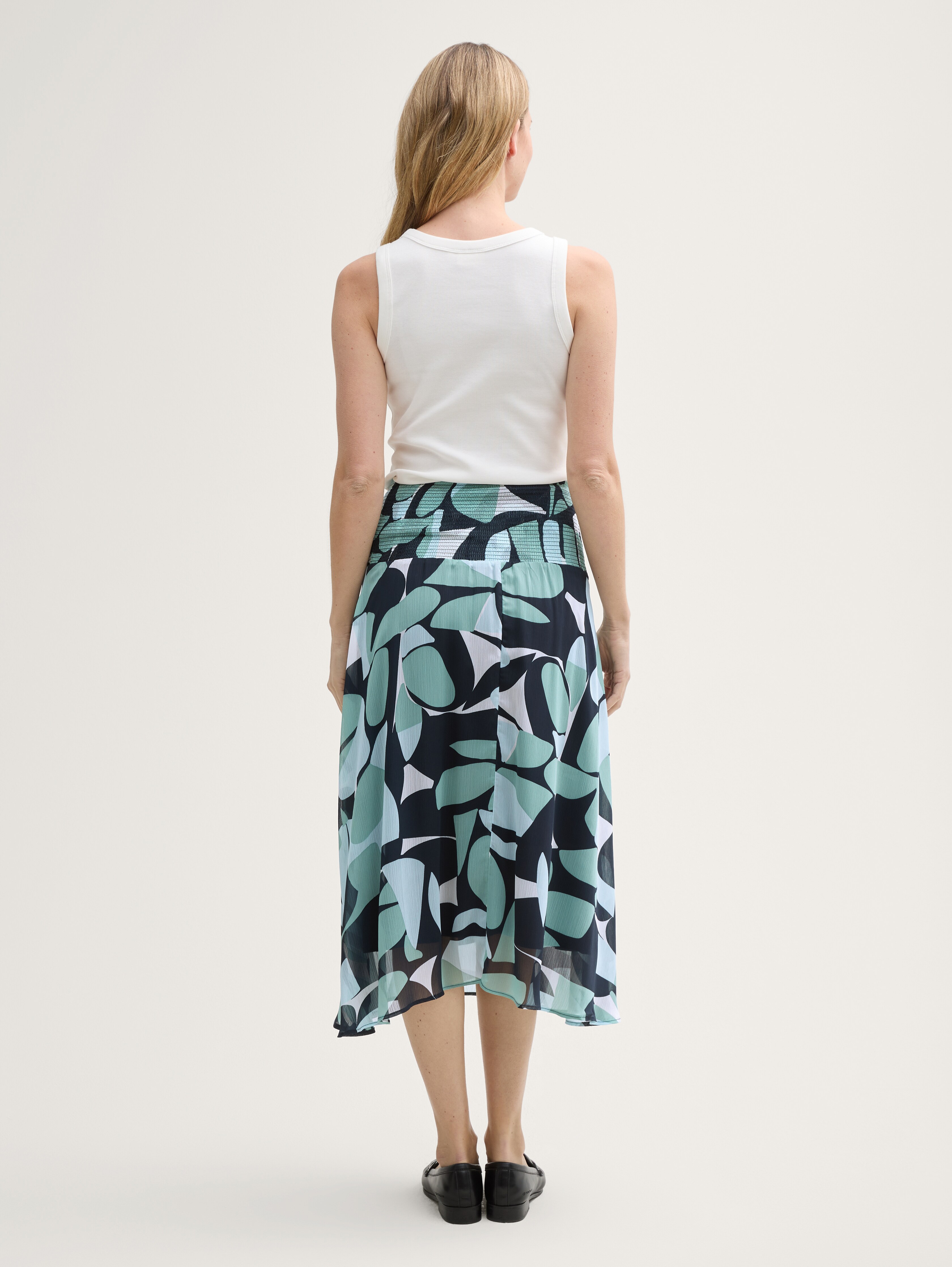 midi skirt chiffon