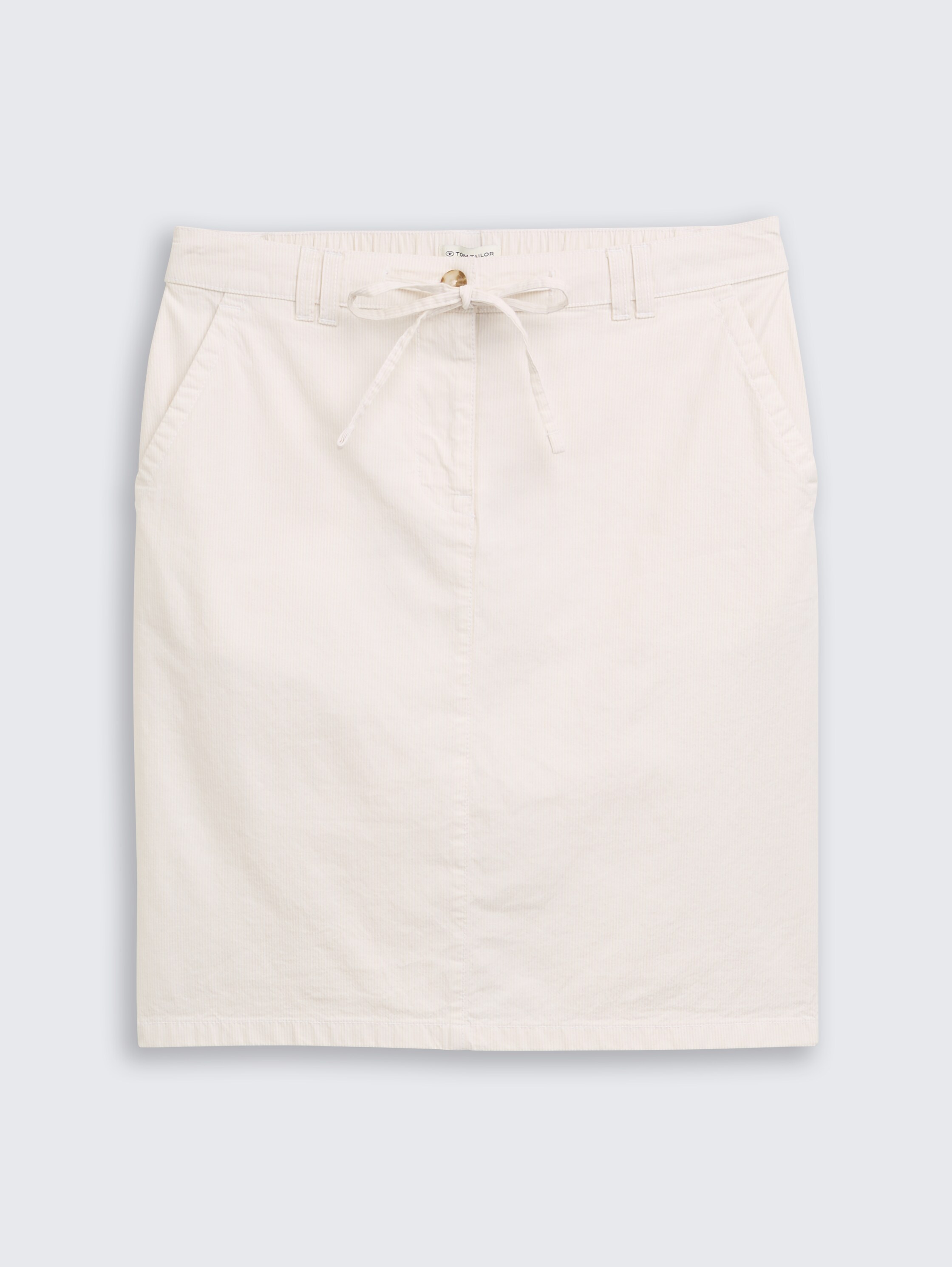 Chino Rock mit Kordelzug - delicate_champagne_stripe - 