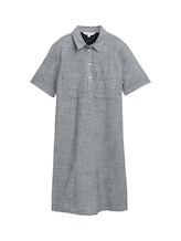 Ausgewählt, Blusenkleid mit Brusttaschen von Tom Tailor, blau