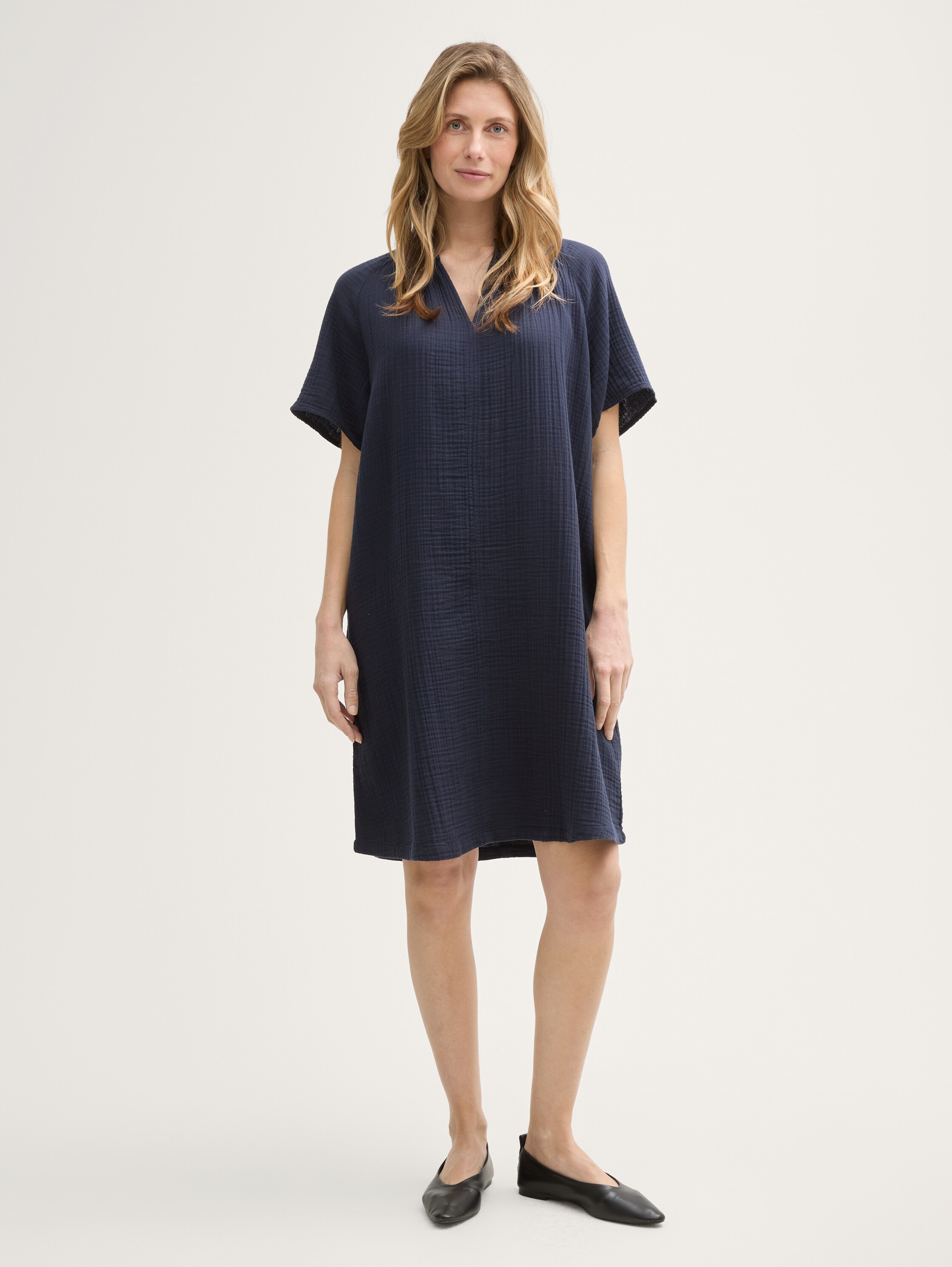 Cotton muslin dress - sky_captain_blue_1 - 