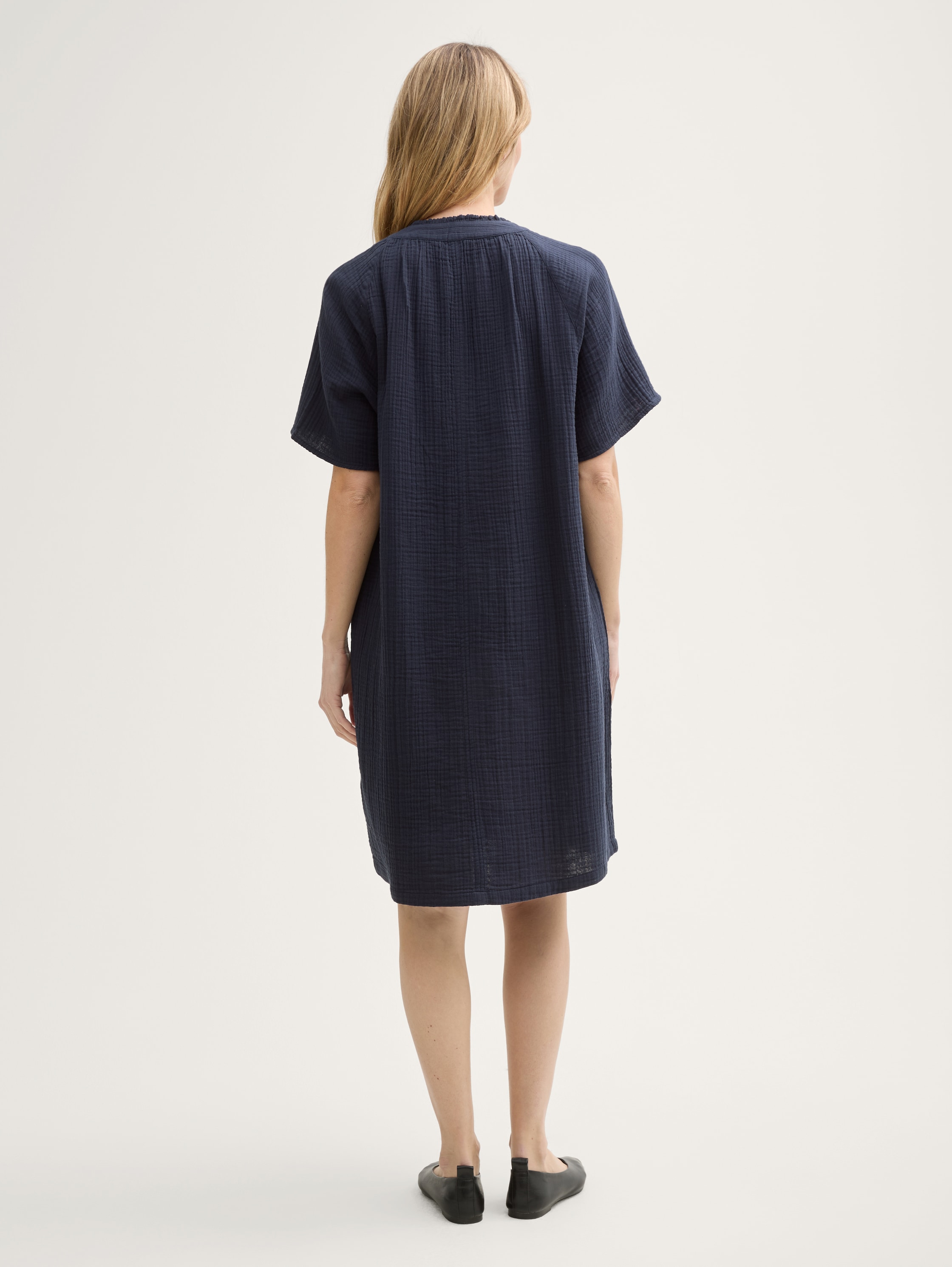 Cotton muslin dress - sky_captain_blue_1 - 