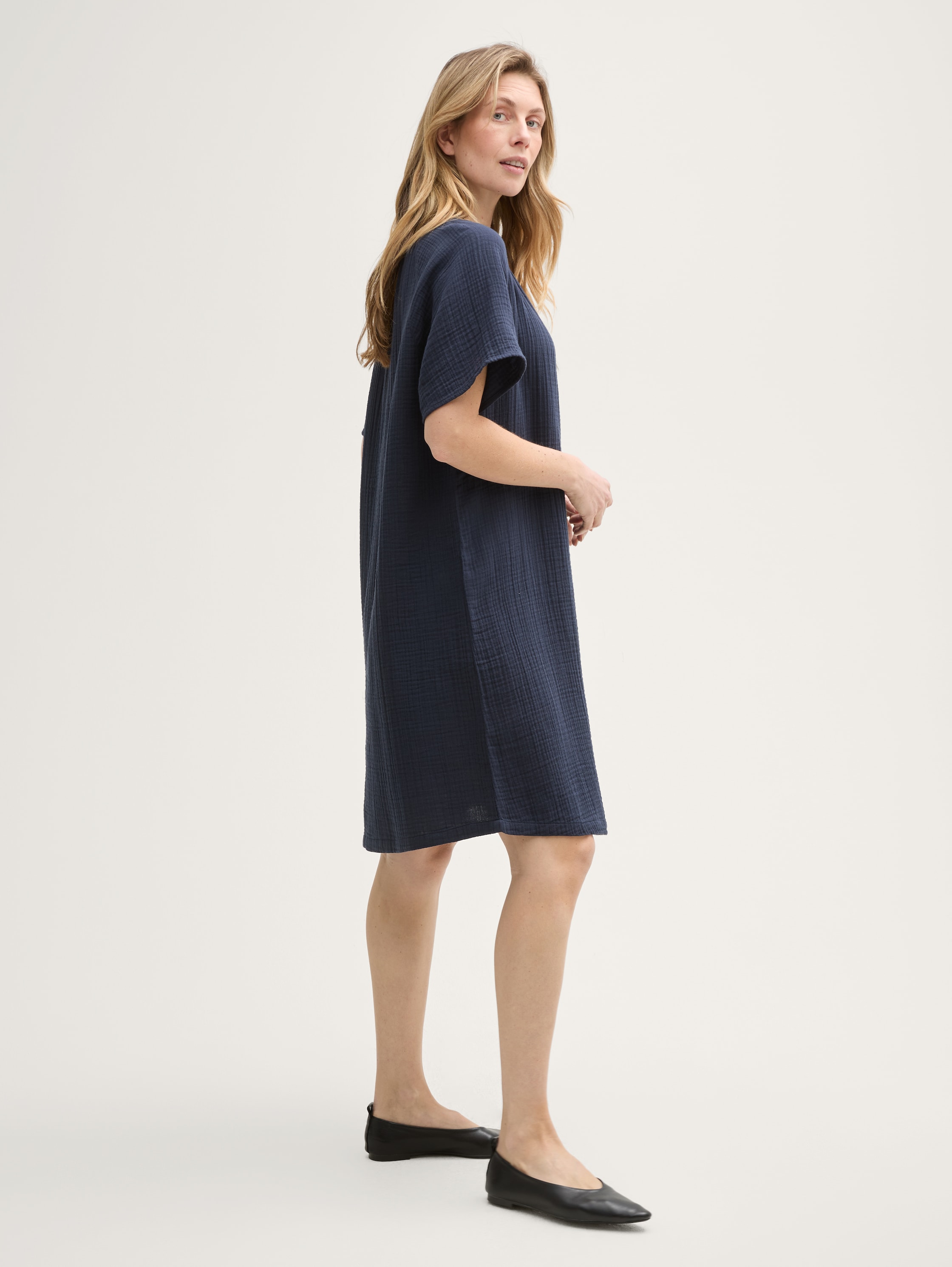 Cotton muslin dress - sky_captain_blue_1 - 