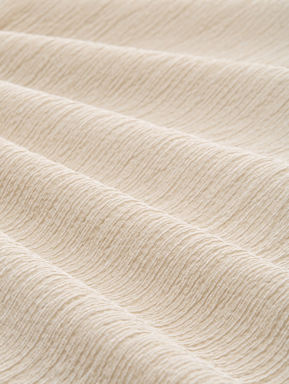 Crinkle dress - champagne structure - Material view