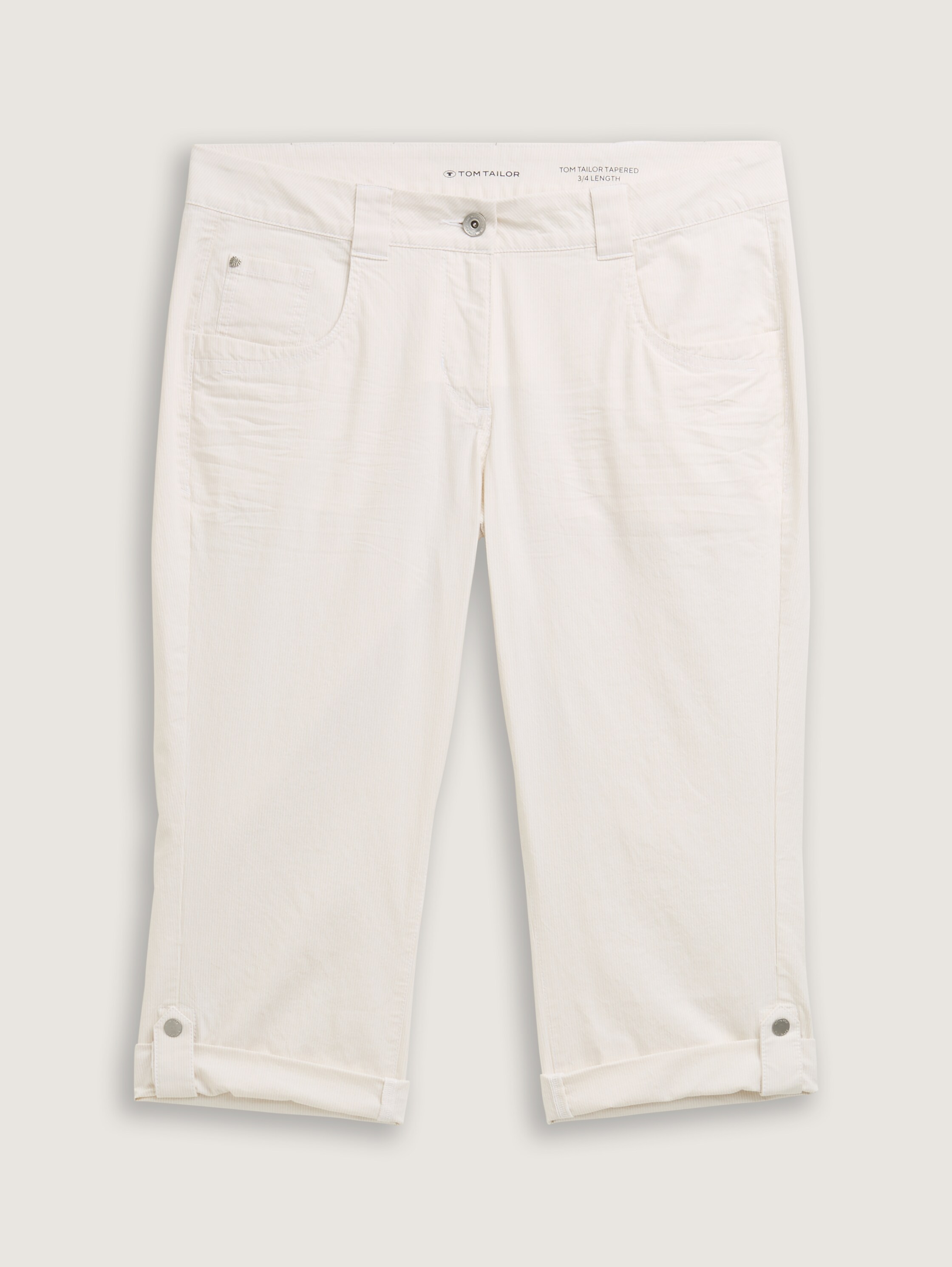 Tapered Relaxed Capri Hose - delicate_champagne_stripe - 