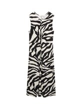 Selected, Jersey midi dress with knot detail by Tom Tailor, brown