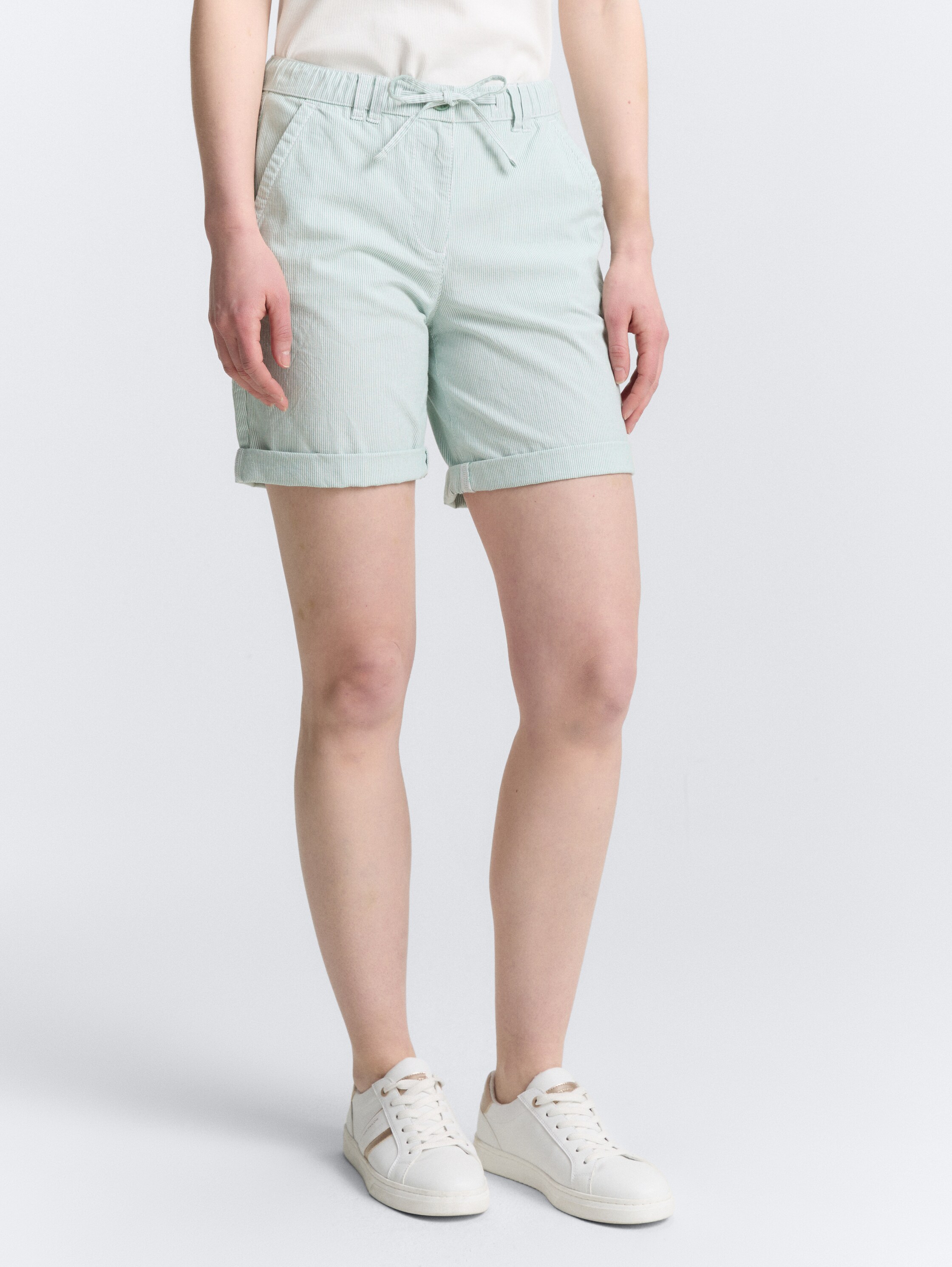 Chino Bermuda Shorts mit Kordelzug - 5