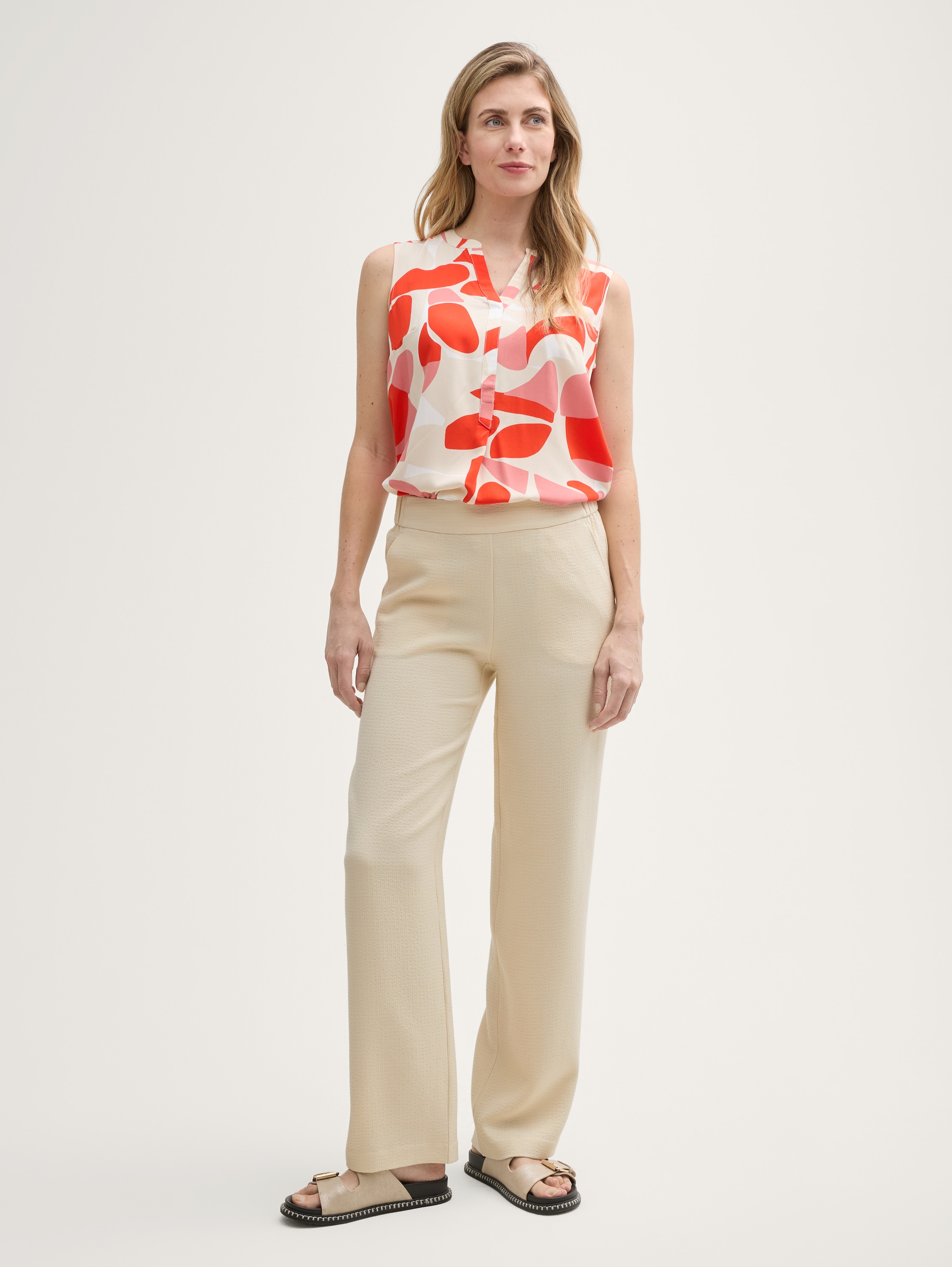 TTLEA Seersucker Straight Hose - champagne - 