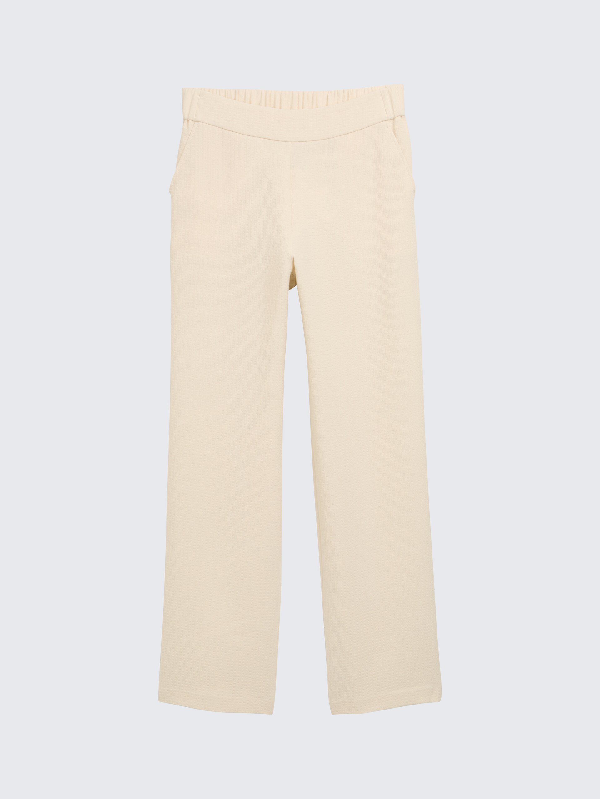 TTLEA Seersucker Straight Hose - champagne - Vorder-Produkt-Ansicht