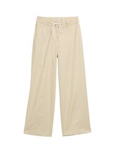 Ausgewählt, TTLEA Wide Leg Hose mit Kordelzug von Tom Tailor, beige