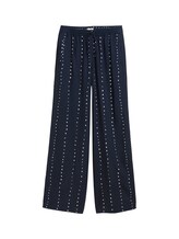 Ausgewählt, Loose Wide Leg Palazzo Hose von Tom Tailor, blau