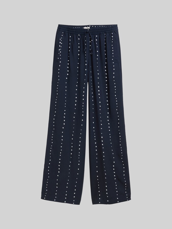 Trousers 1/1 par Women, navy dot print