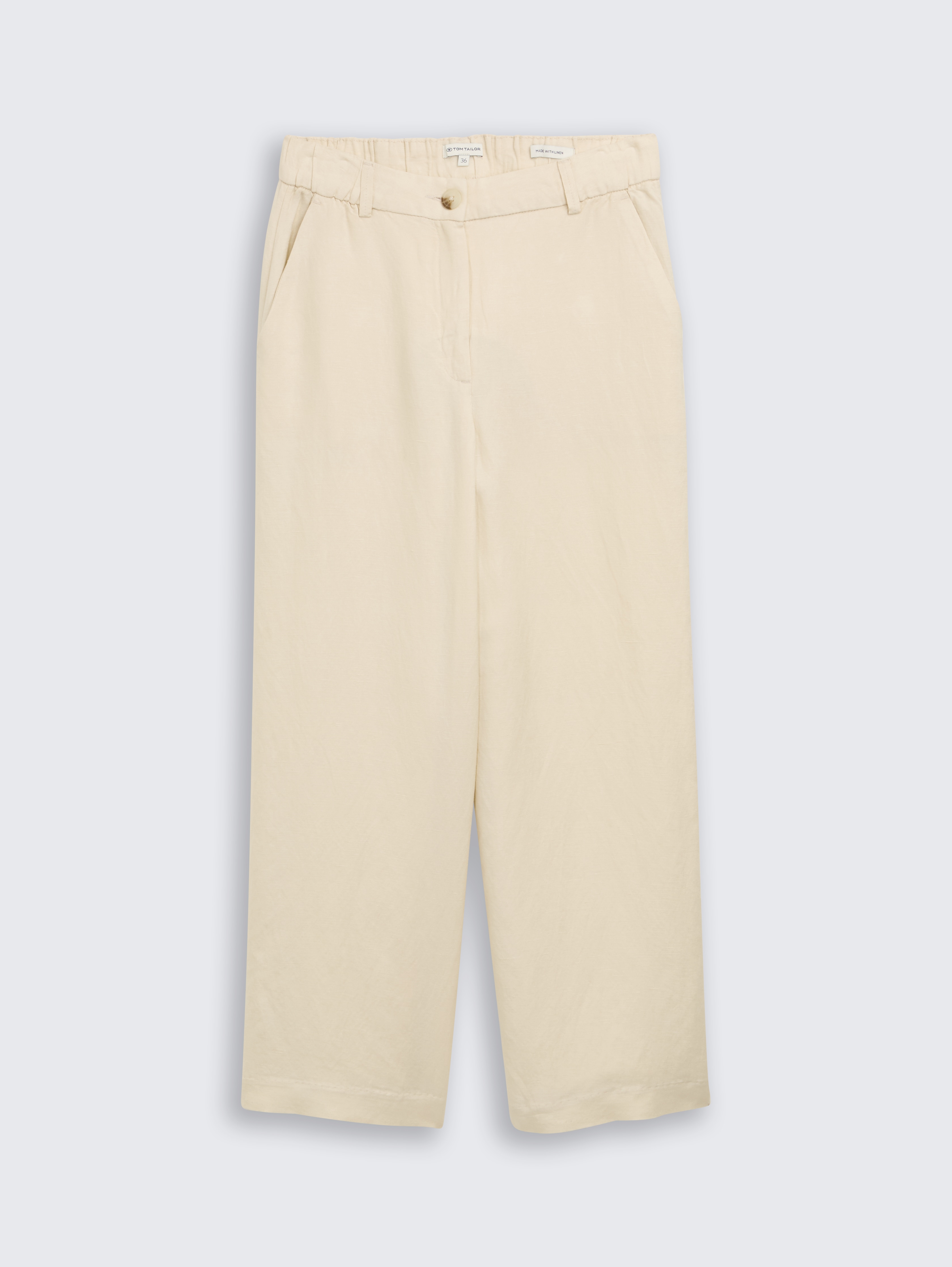TTLEA wide leg trousers with drawstring by Tom Tailor