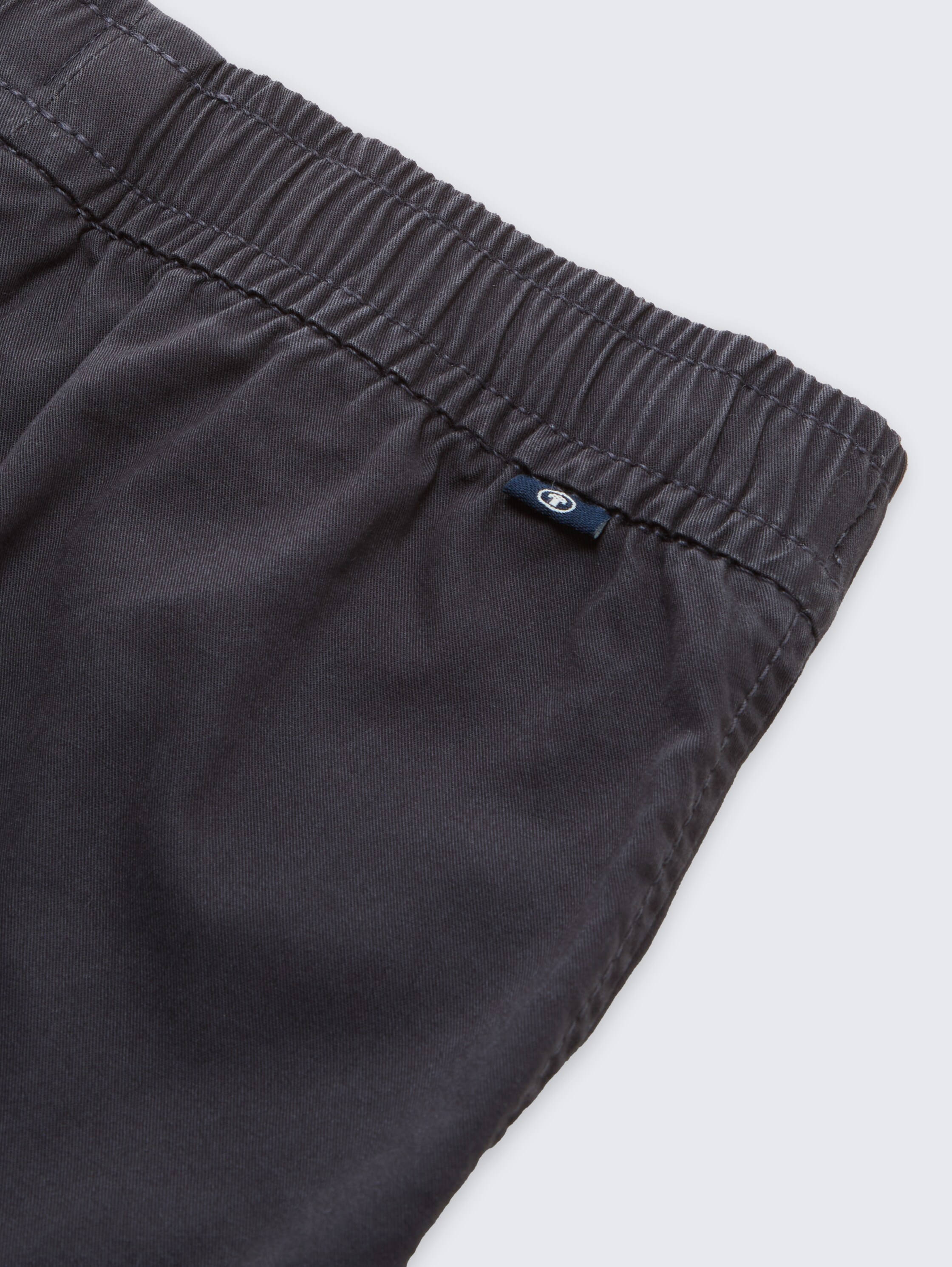 Chino shorts with elasticated waistband - coal_grey_1 - 