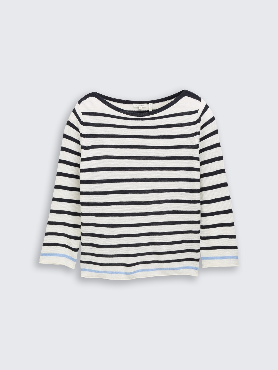 Strickpullover mit Streifenmuster - navy offwhite blue stripe