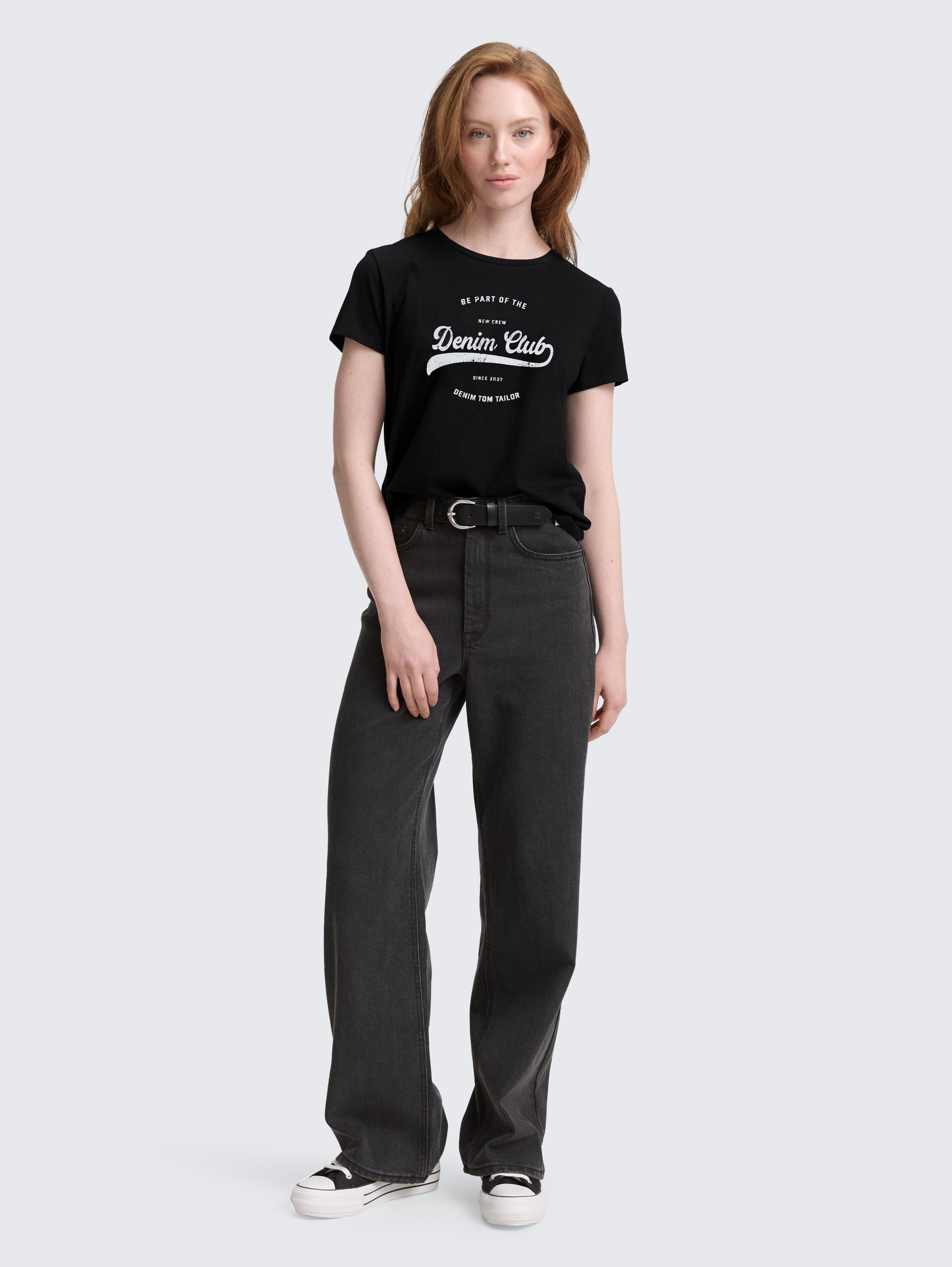 T-Shirt mit Print - deep_black_1 - 