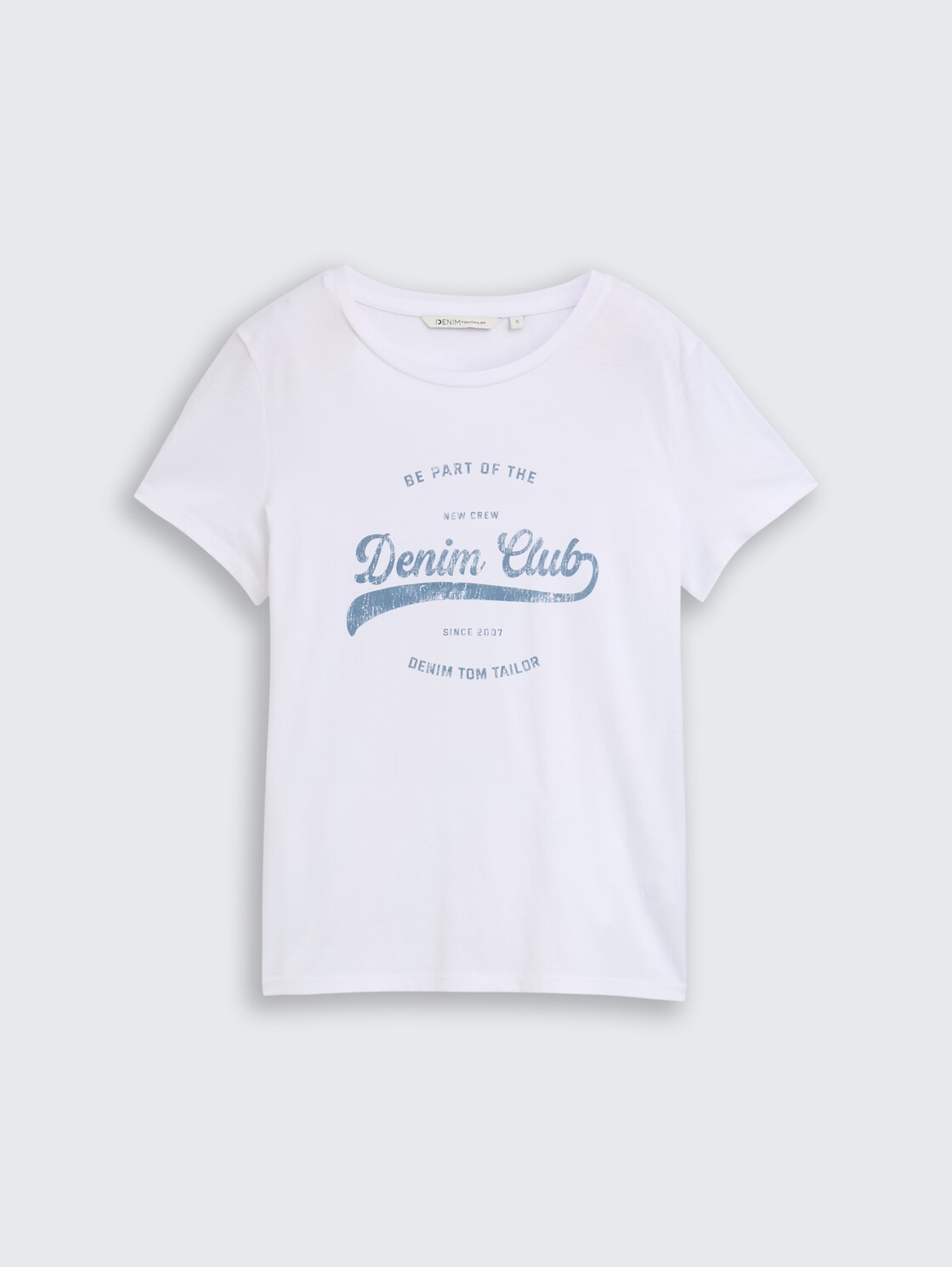 T-Shirt mit Print - White - Vorder-Produkt-Ansicht