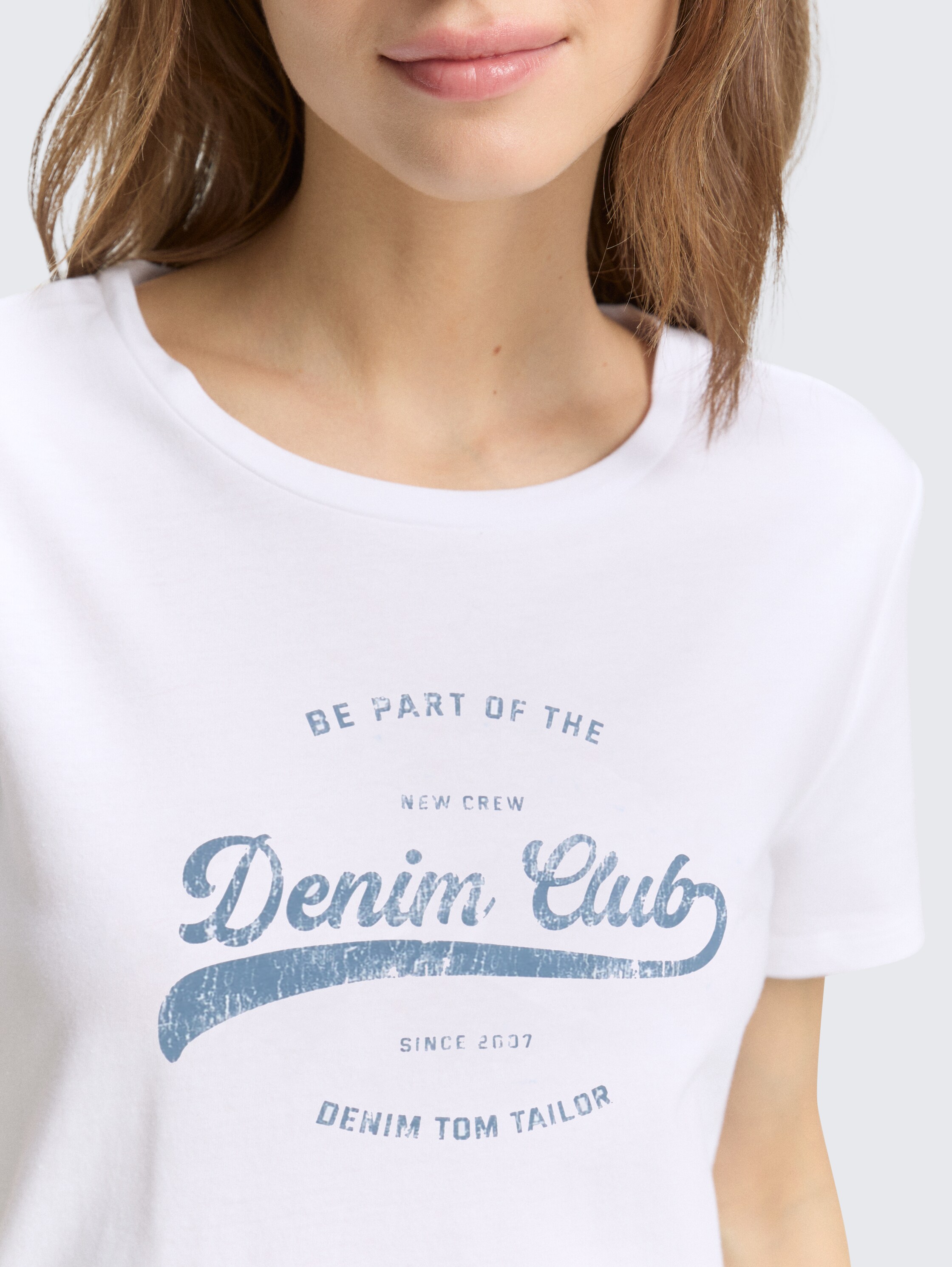 T-Shirt mit Print - white - 