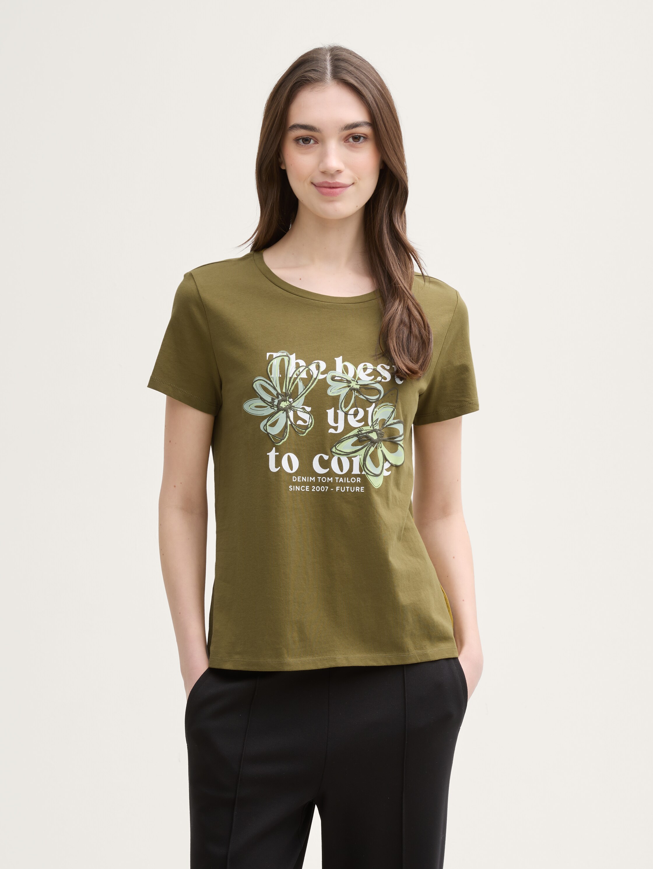 T-shirt à imprimé floral - 2