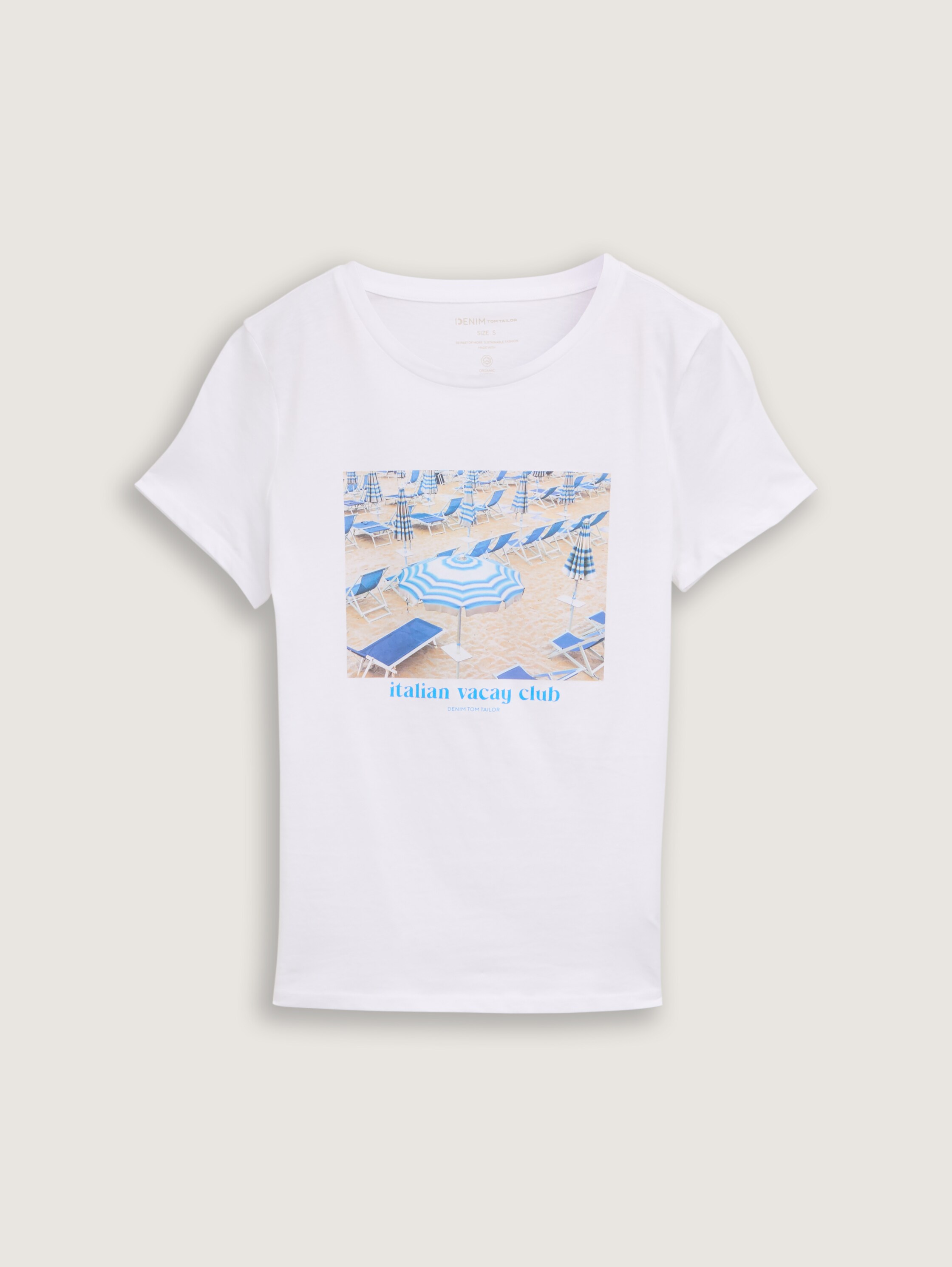 T-Shirt mit Fotoprint - white - 