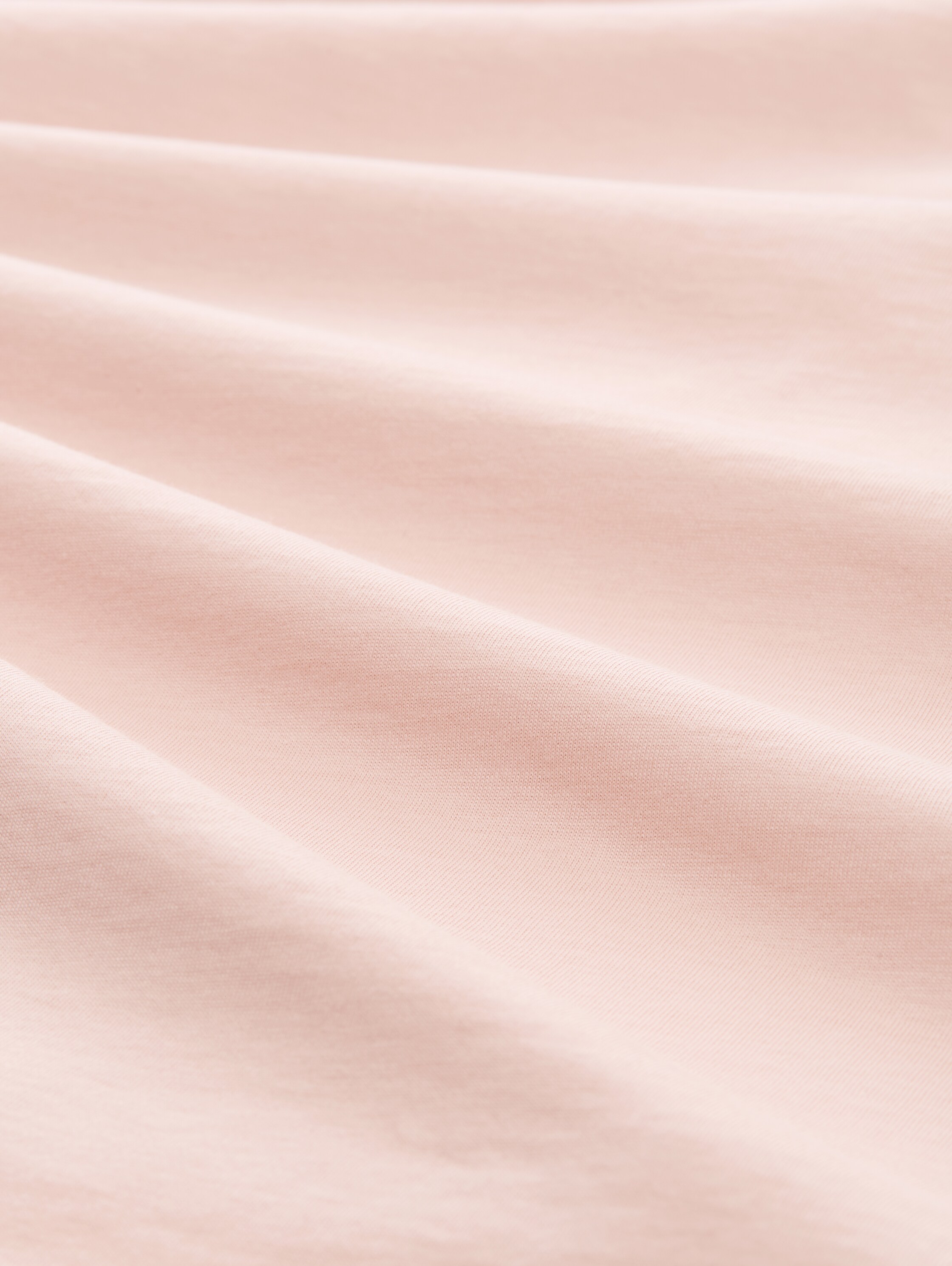 Boxy Fit T-Shirt mit V-Ausschnitt - rose_smoke - 