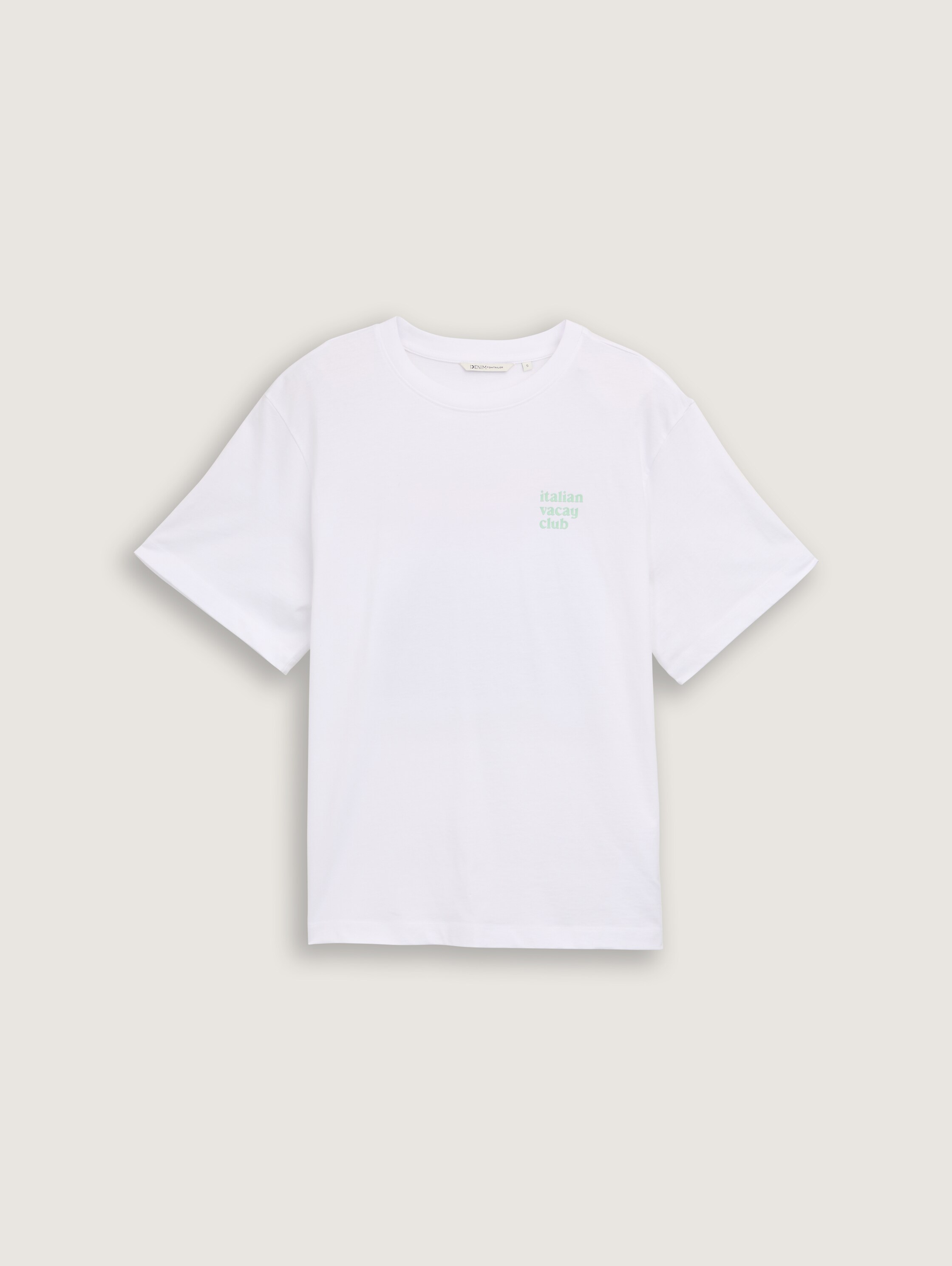 Oversize T-Shirt mit Print - white - 