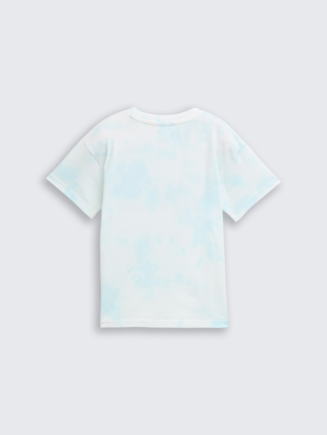 Oversize T-Shirt mit Print - light blue tie dye design
