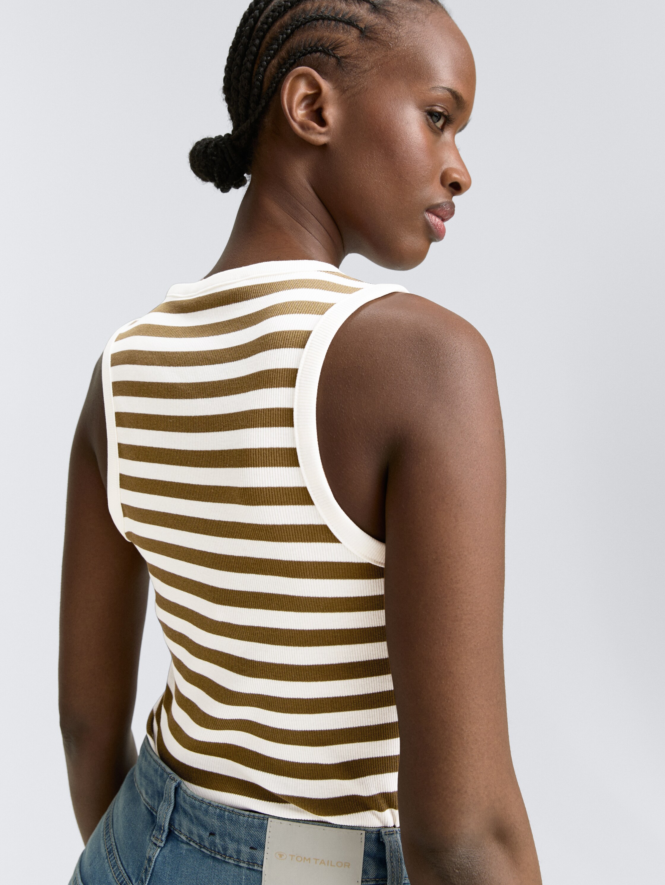 Racerback Top mit Rippstruktur - 5