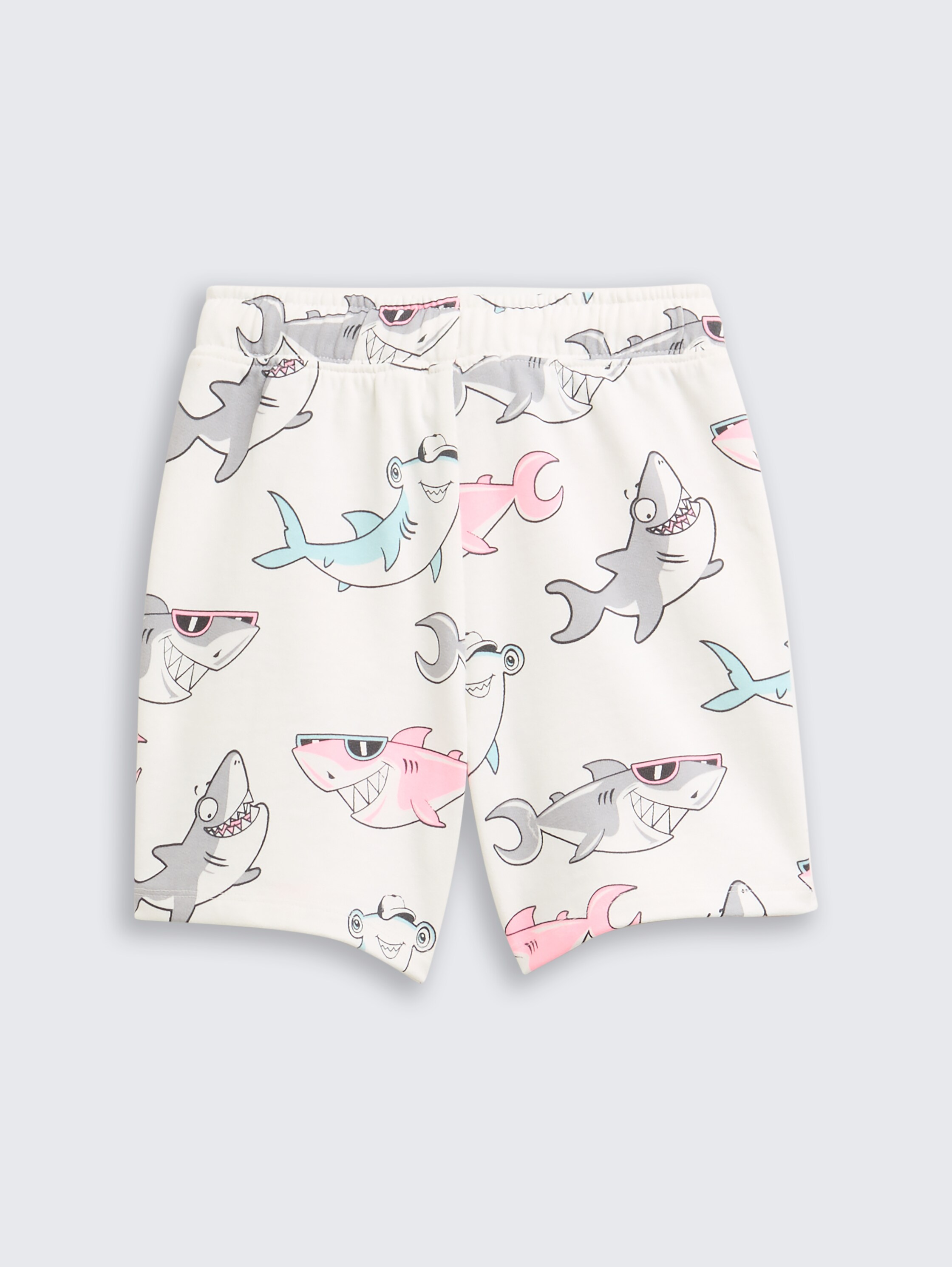 Sweat-short avec imprimé allover - colorful_shark_design - 