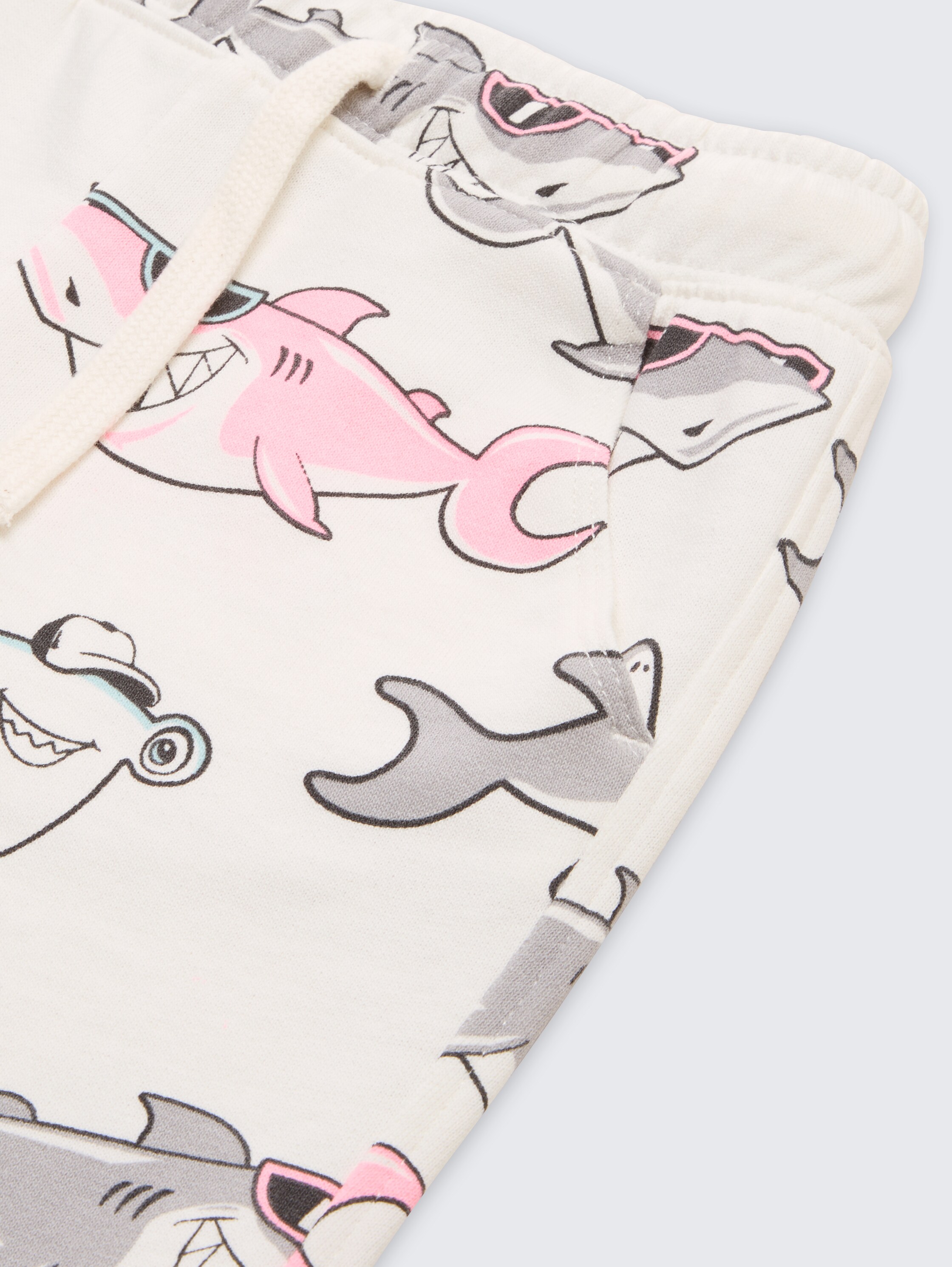 Sweat-short avec imprimé allover - colorful_shark_design - 