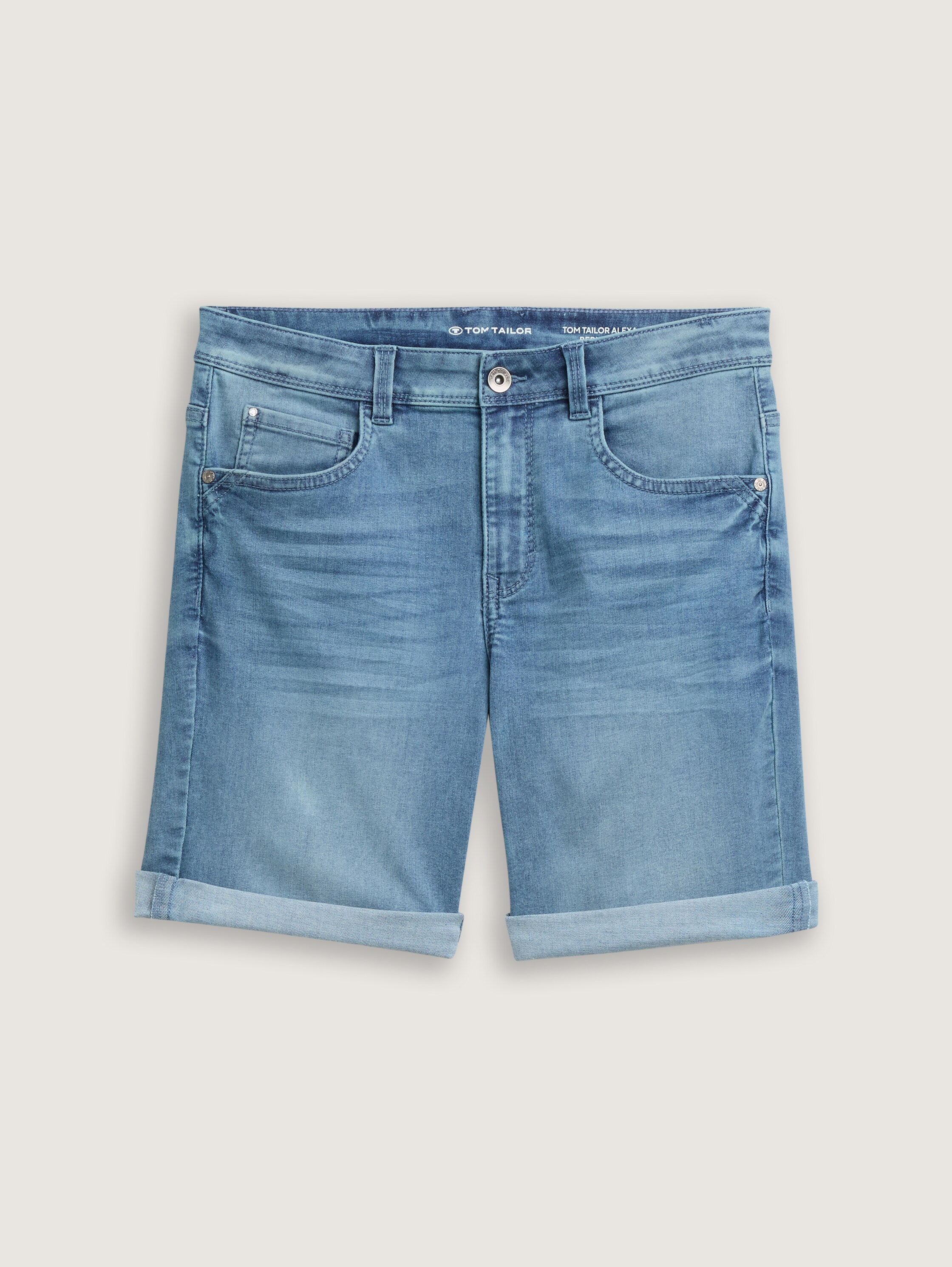 TTALEXA SLIM BERMUDA Jeans Shorts - light_stone_wash_denim - 