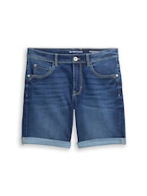 Not Selected, TTALEXA Slim Bermuda jeans shorts by , blue